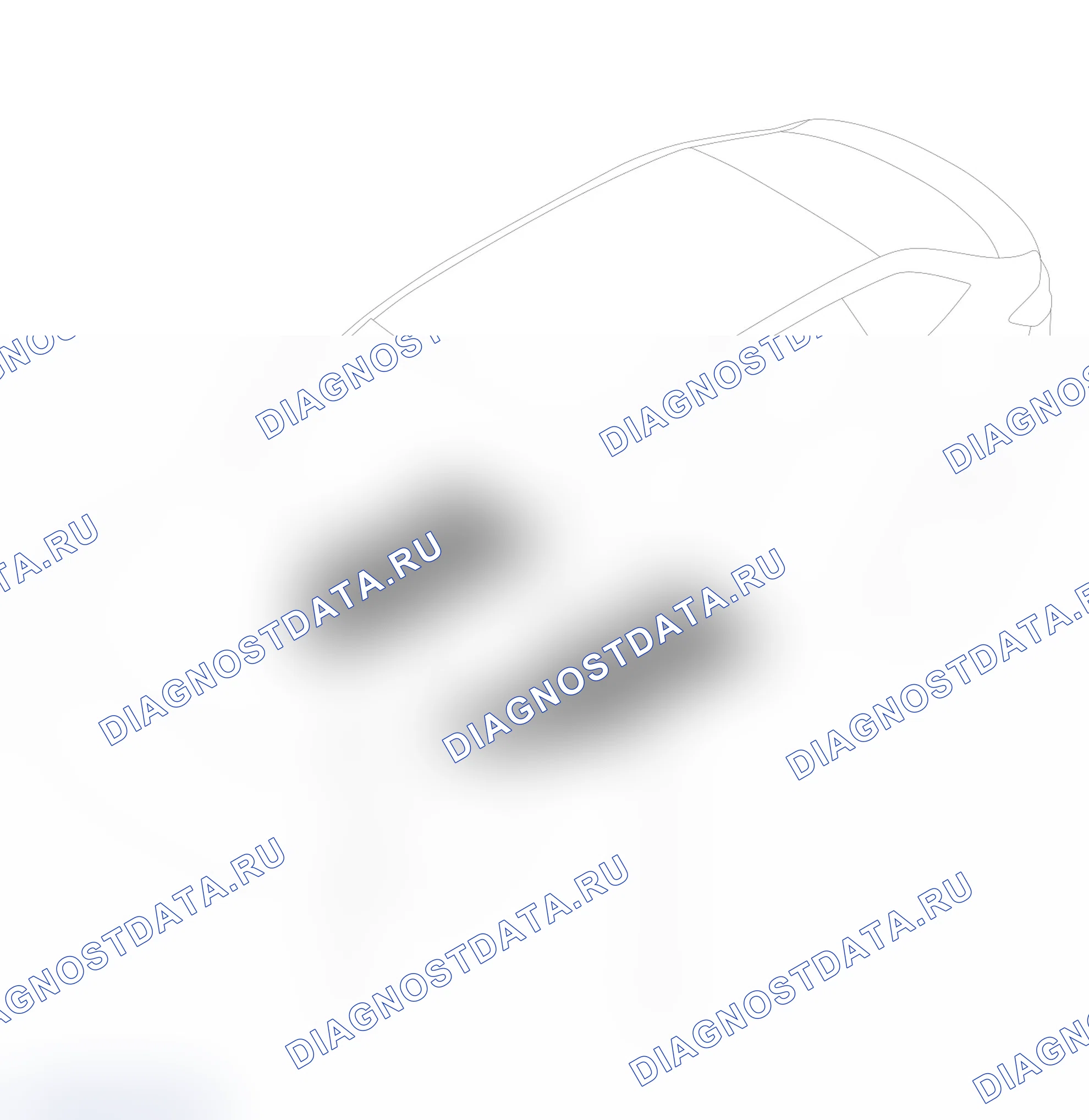 Схема расположения щита под тела — Haval H6S. Haval H6S I