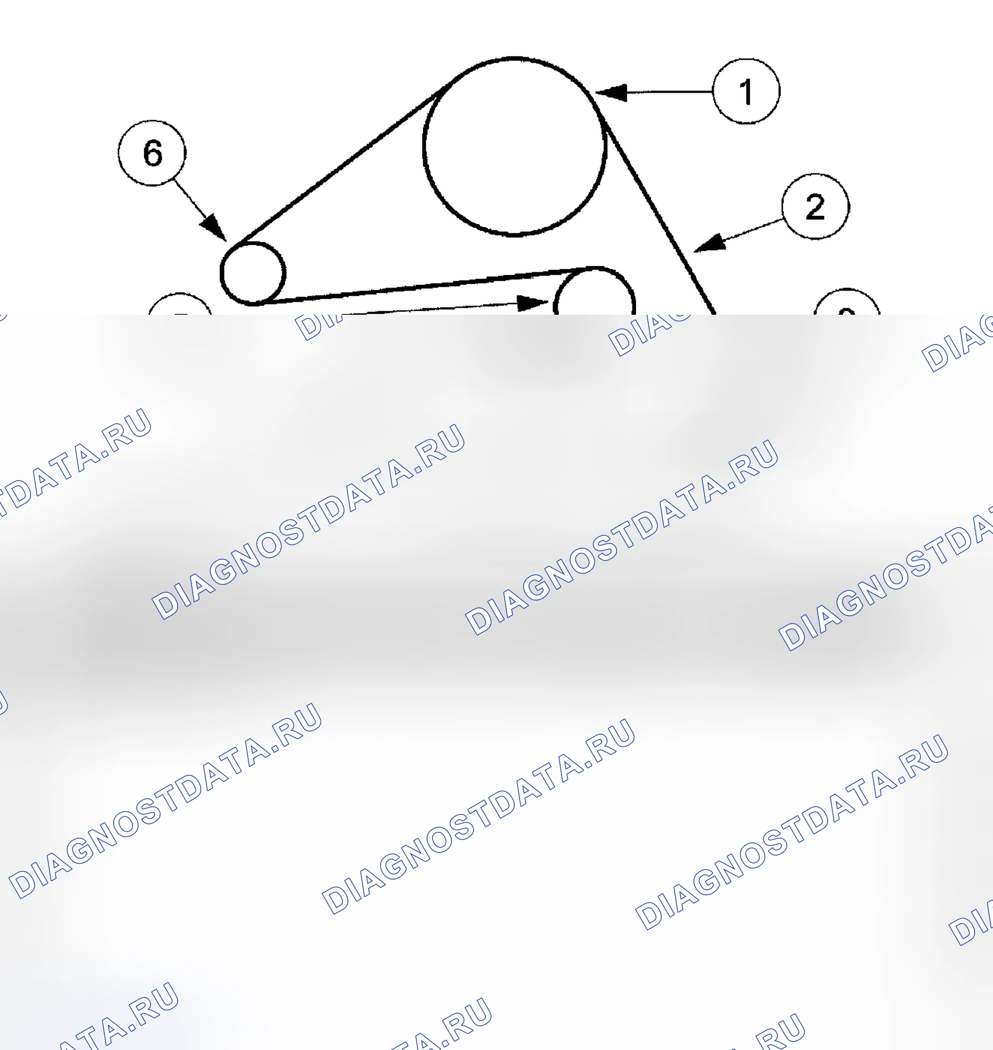 Рис. 2: Расположение компонентов 3.0L (4V). Hyundai Porter IV