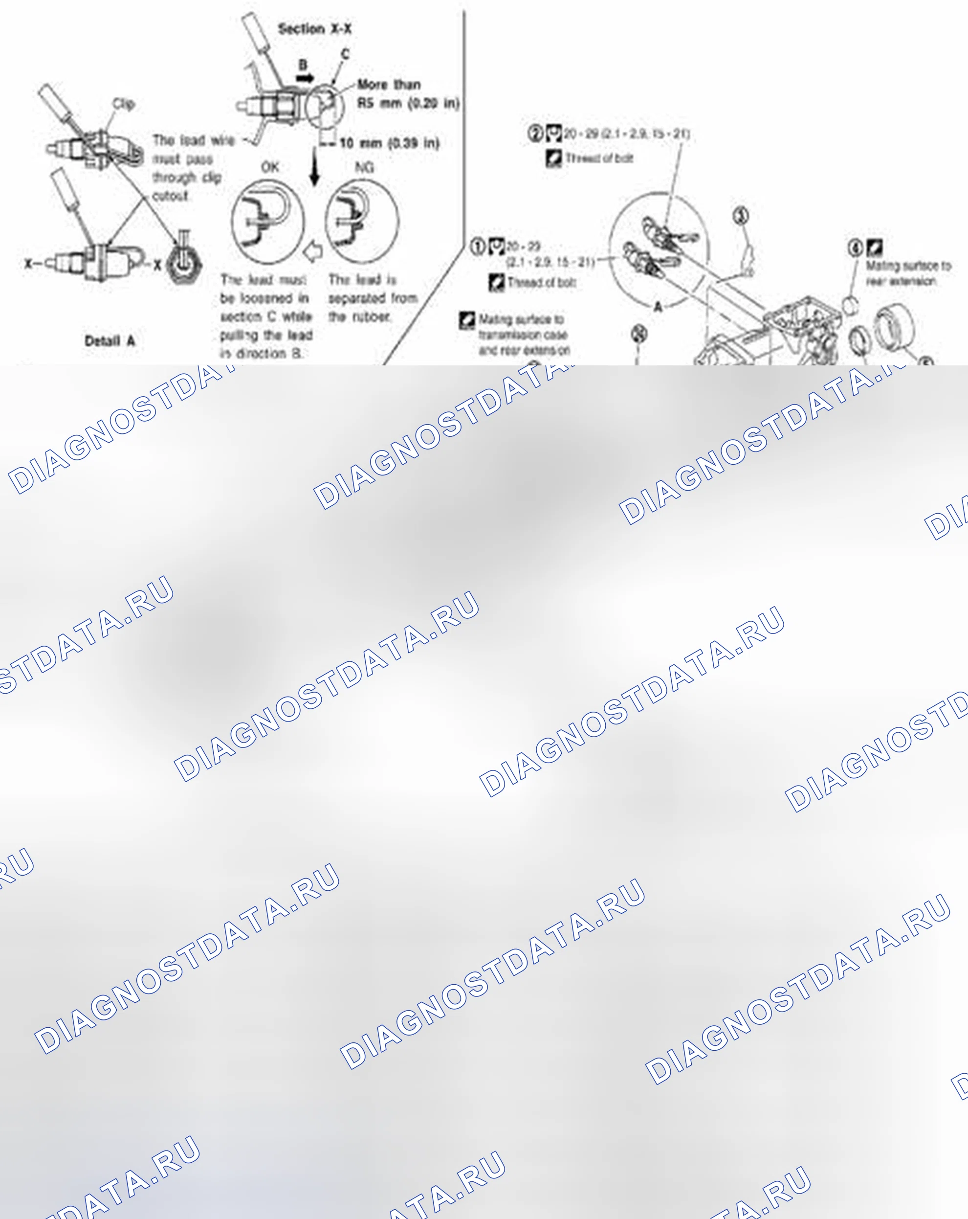 Рис. 218: КОМПОНЕНТЫ КОРПУСА. Suzuki Equator I