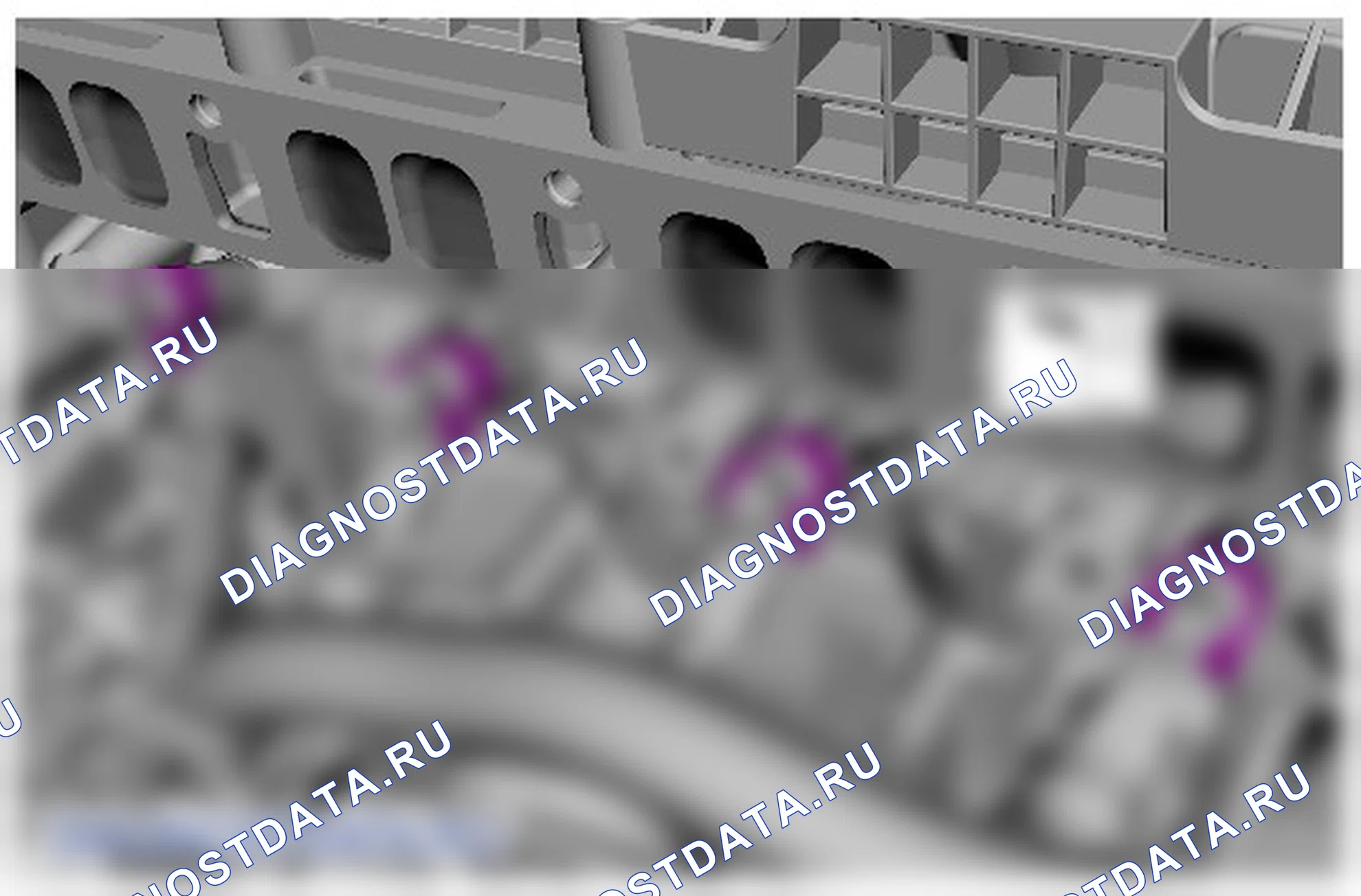 Как снять присоединяемые детали двигателя. Ford Galaxy III