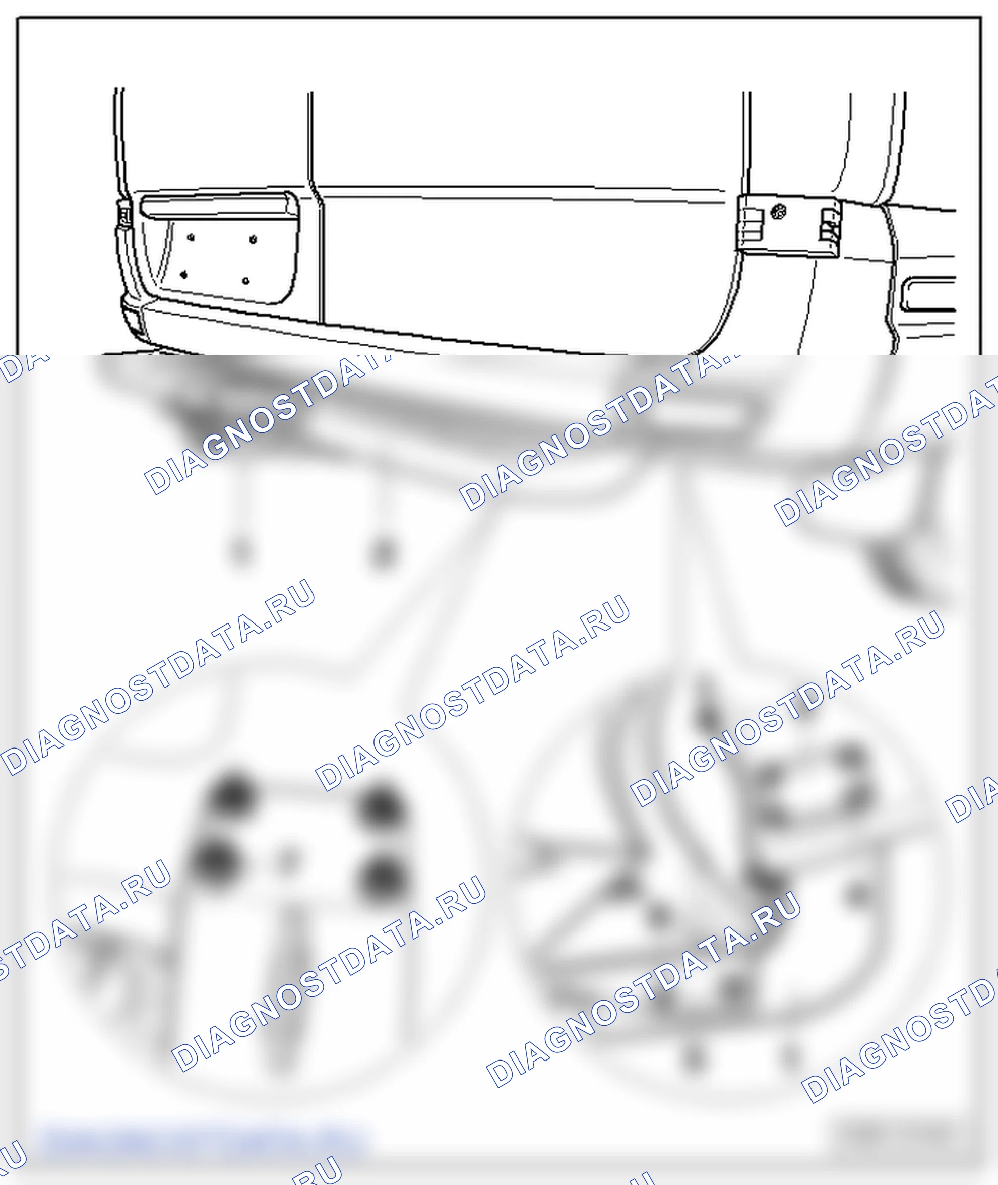Задний бампер. Volkswagen Crafter I