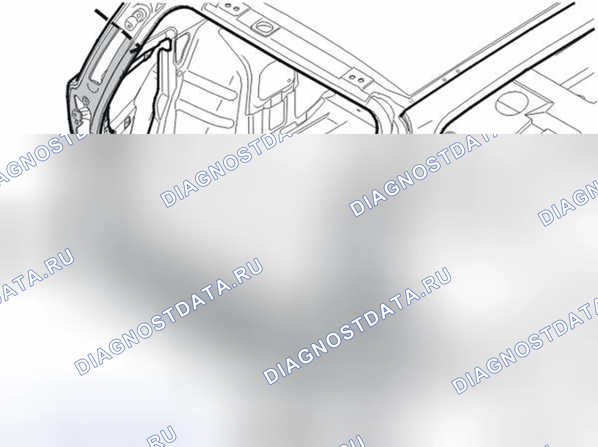 Рис. 116: ДЕМОНТАЖ ВНЕШНЕЙ ЗАДНЕЙ СЕКЦИИ. Volvo V50 I рестайлинг