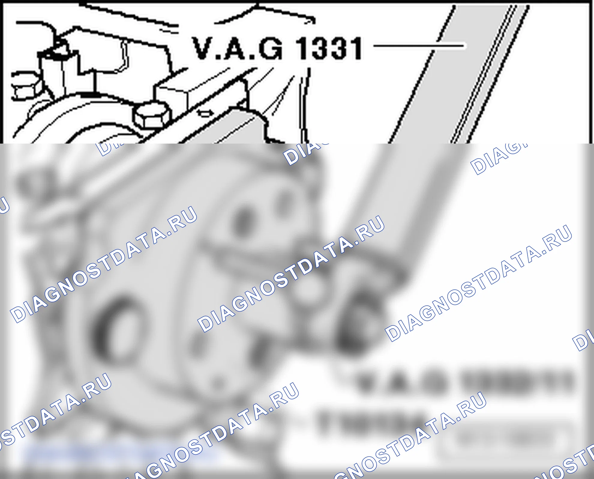 Блок цилиндров, уплотнительные фланцы. Volkswagen Golf Mk5