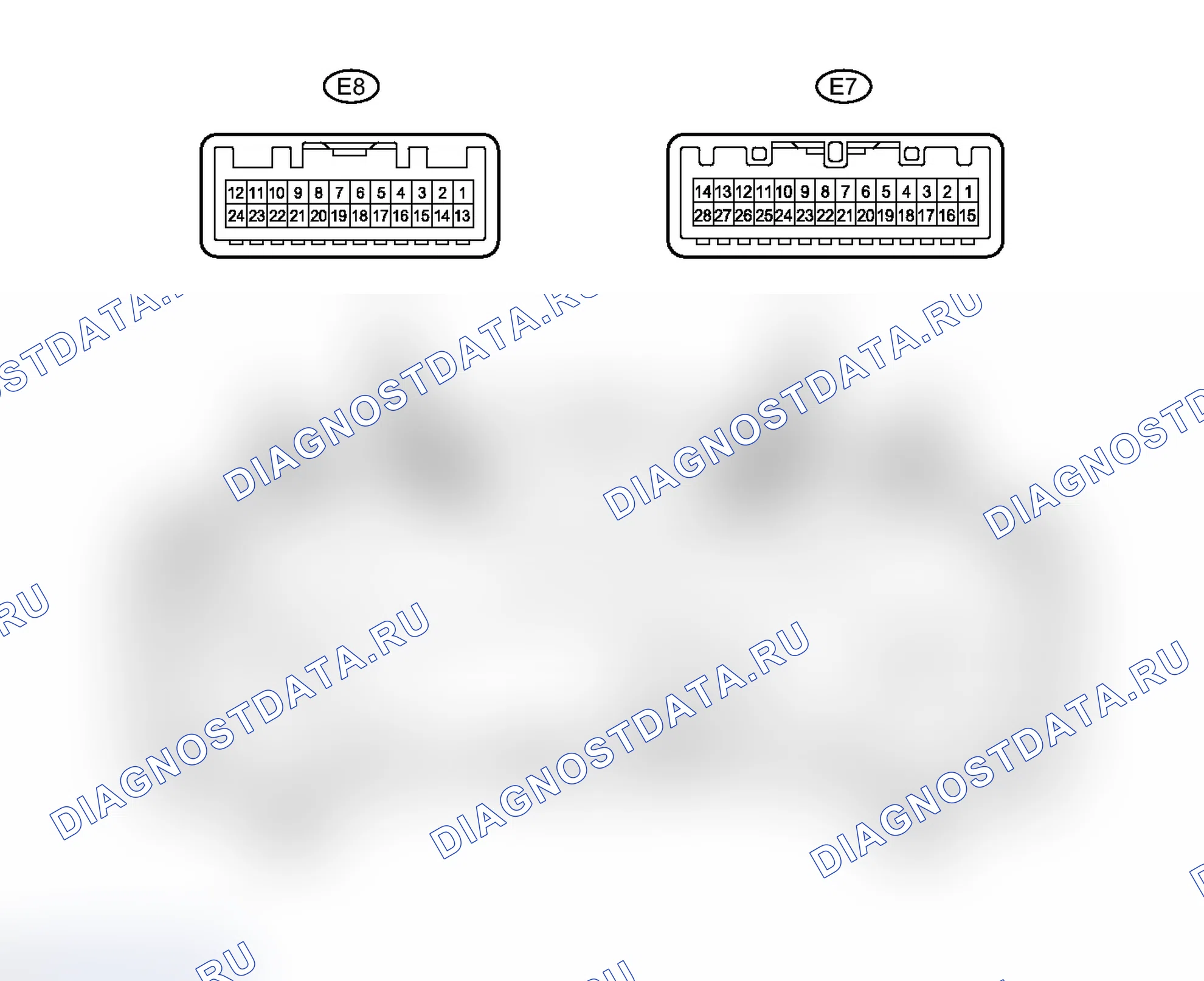 Рис. 64: КЛЕММЫ ЭБУ. Toyota Land Cruiser 200 рестайлинг