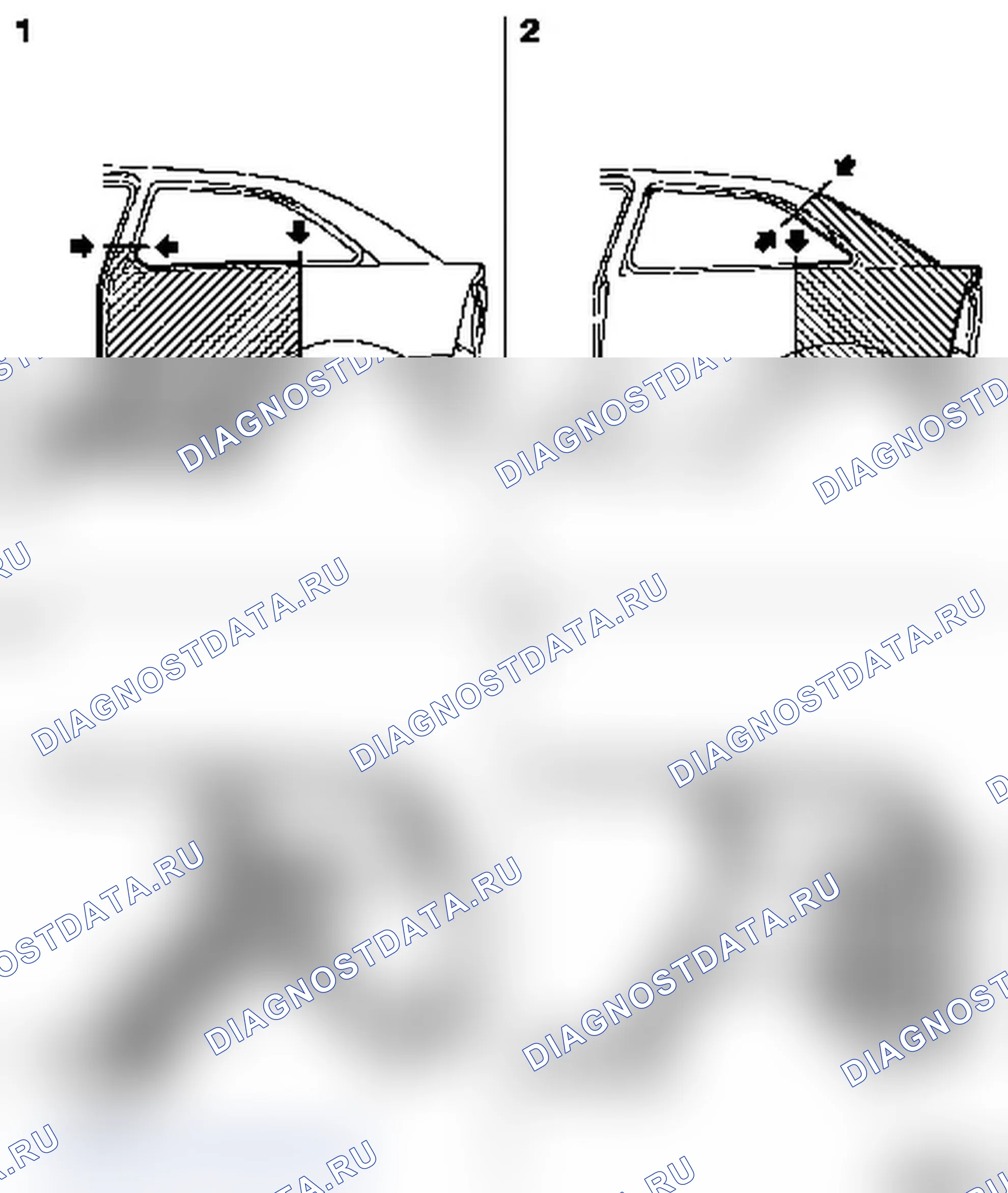Частичная замена боковой панели (модели F08, F35, F70). Opel Astra G