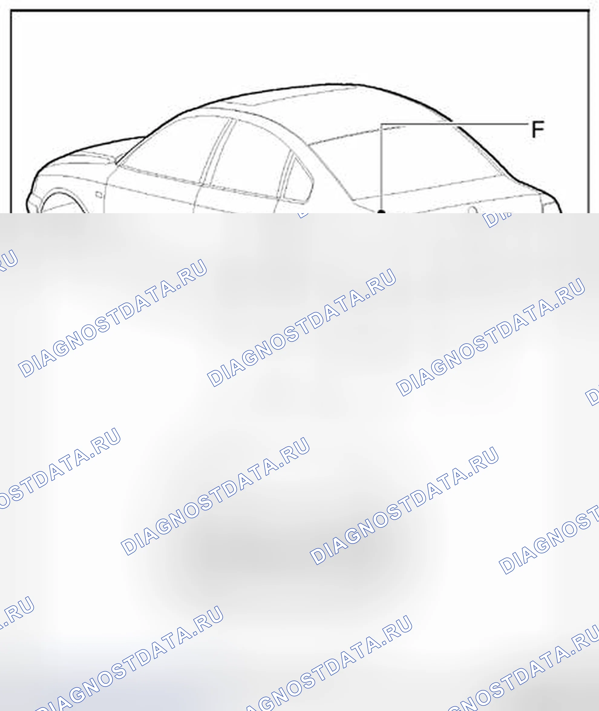 Рис. 88: Седан, транспортные средства 09.00. Volkswagen Passat B5