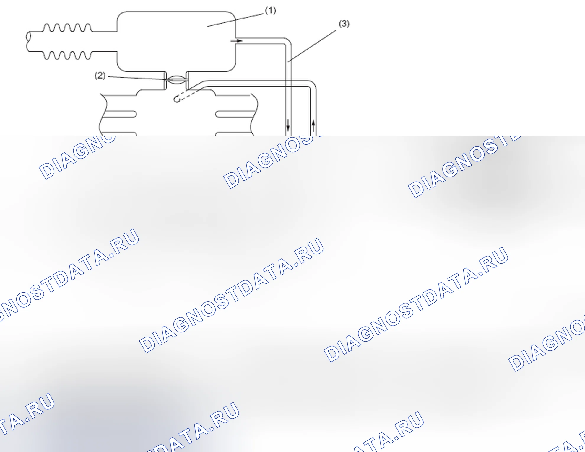 Рис. 24: Система контроля выбросов картерных газов. Subaru Legacy BM/BR рестайлинг