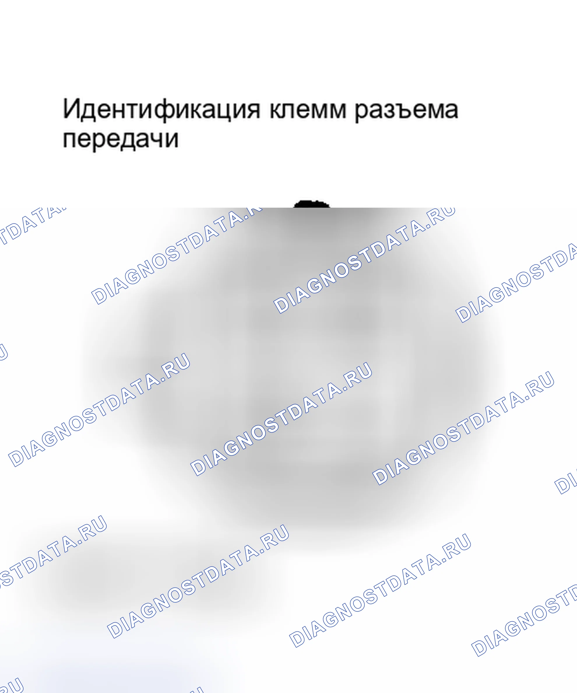 Рис. 92: Идентификация клемм разъема передачи. Chevrolet Suburban VIII