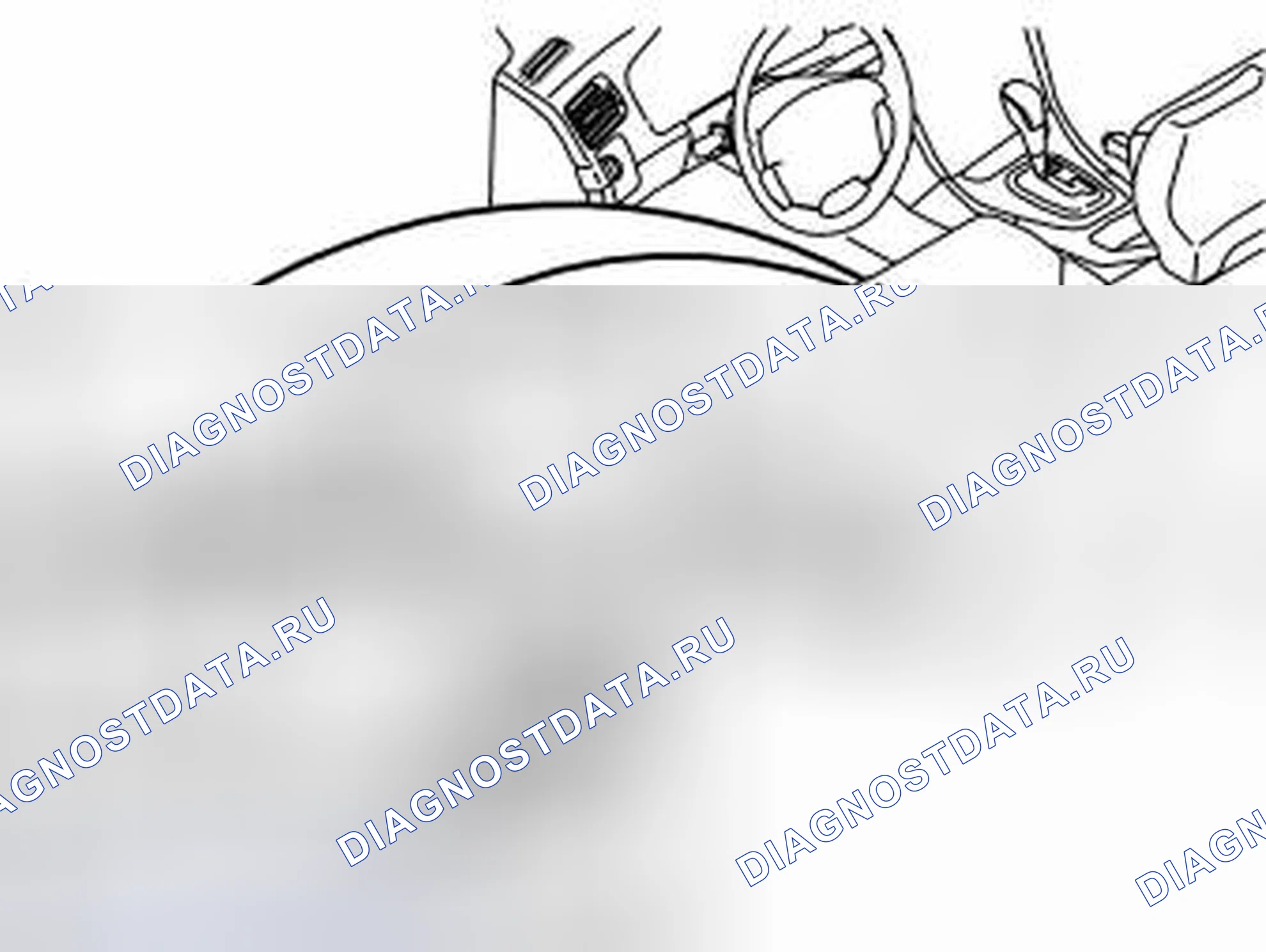 Рис. 366: Установка коробки громкой связи. Volvo V70 II