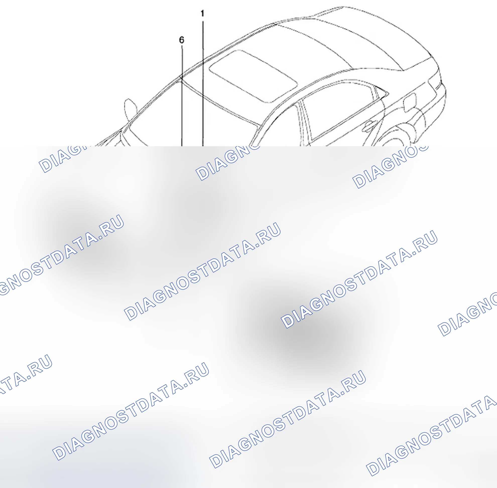 Рис. 1: РАСПОЛОЖЕНИЕ КОМПОНЕНТОВ. Hyundai Sonata V рестайлинг