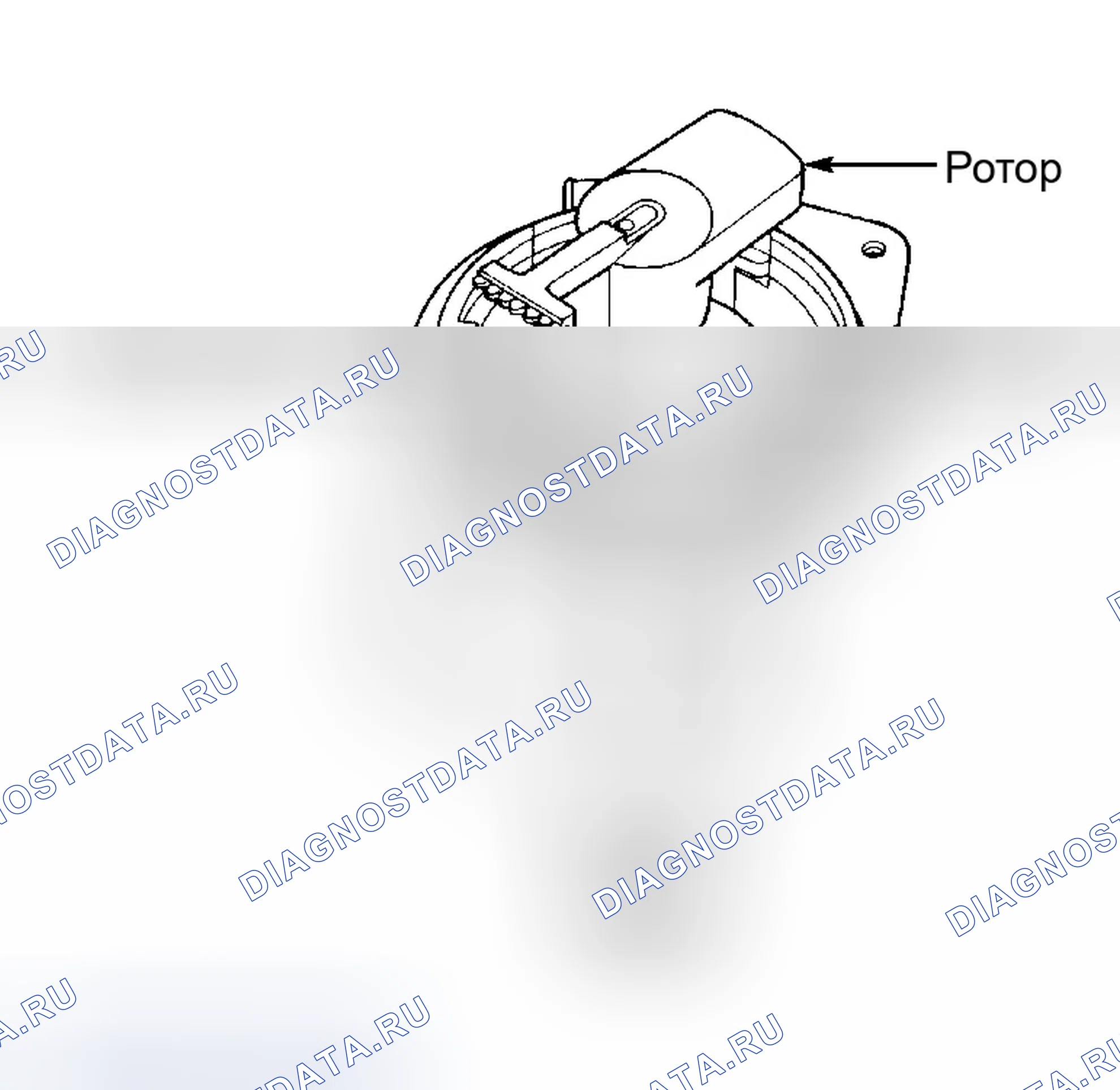 Рис. 13: ДАТЧИК ПОЛОЖЕНИЯ РАСПРЕДЕЛИТЕЛЬНОГО ВАЛА. Dodge Grand Caravan III