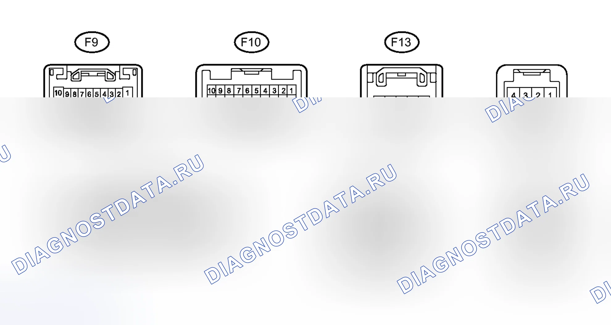 Рис. 49: КЛЕММЫ ЭБУ. Toyota Camry XV40 рестайлинг