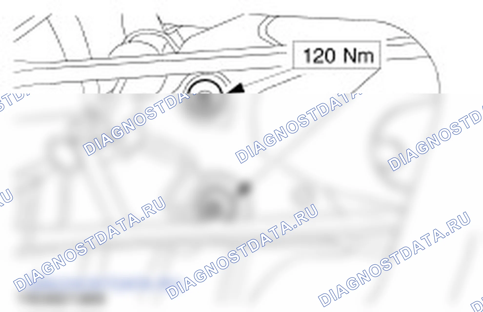 Как снять и установить поперечный элемент. Ford Mondeo III