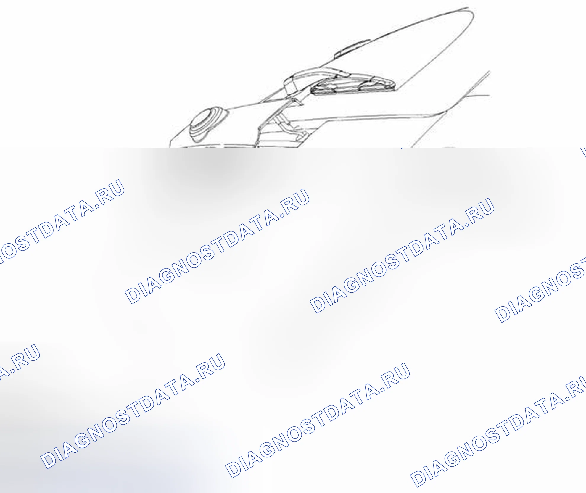 Рис. 77: СНЯТИЕ / УСТАНОВКА РАЗЪЕДИНИТЕЛЯ дверь багажника. Mazda Tribute II