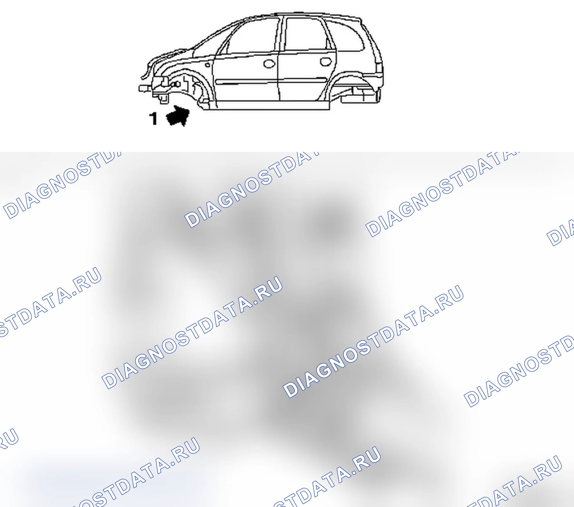 Противокоррозионные мероприятия Уплотнение шва. Opel Meriva A рестайлинг