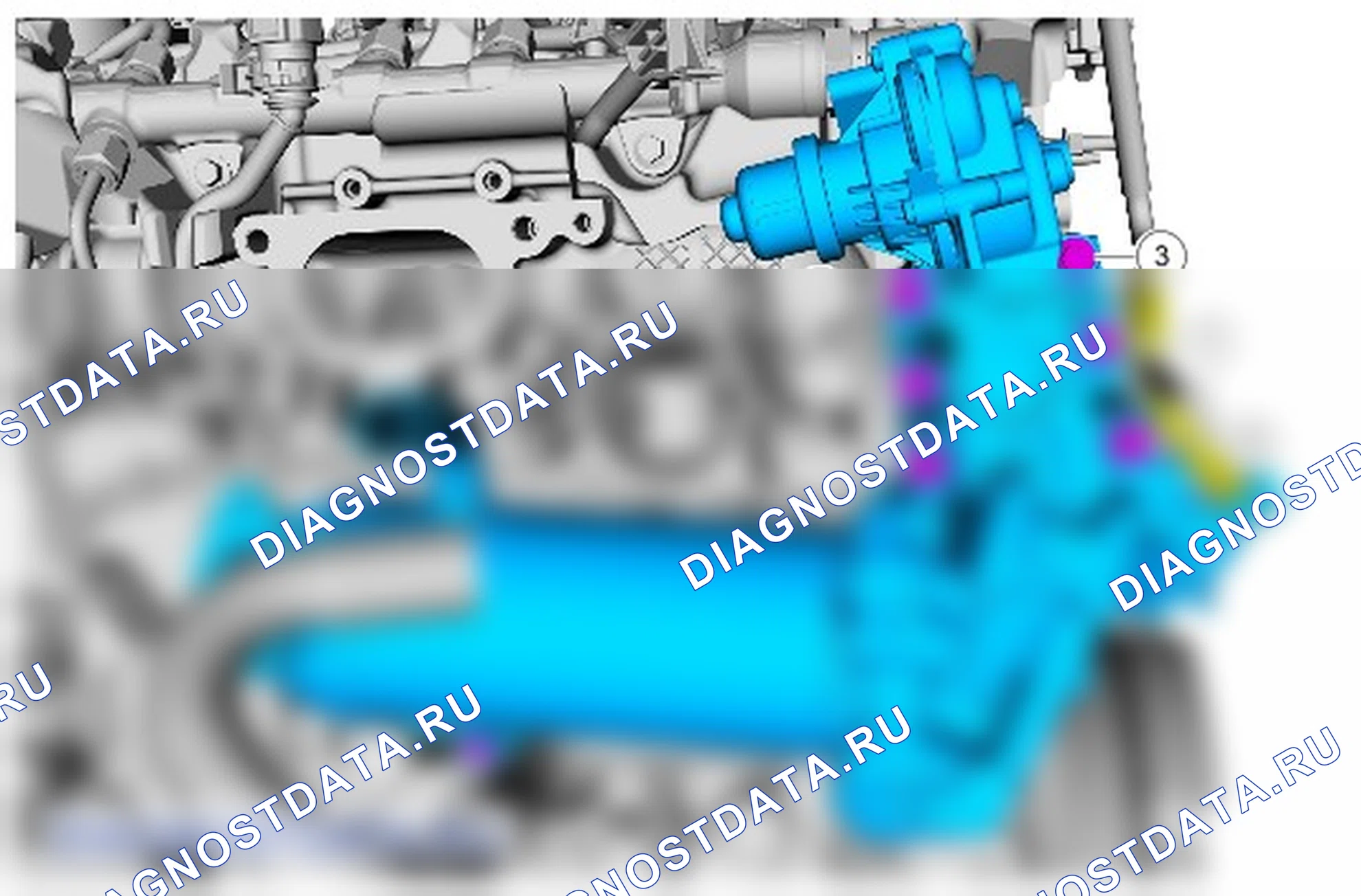 Как установить присоединяемые детали двигателя. Ford Transit VIII