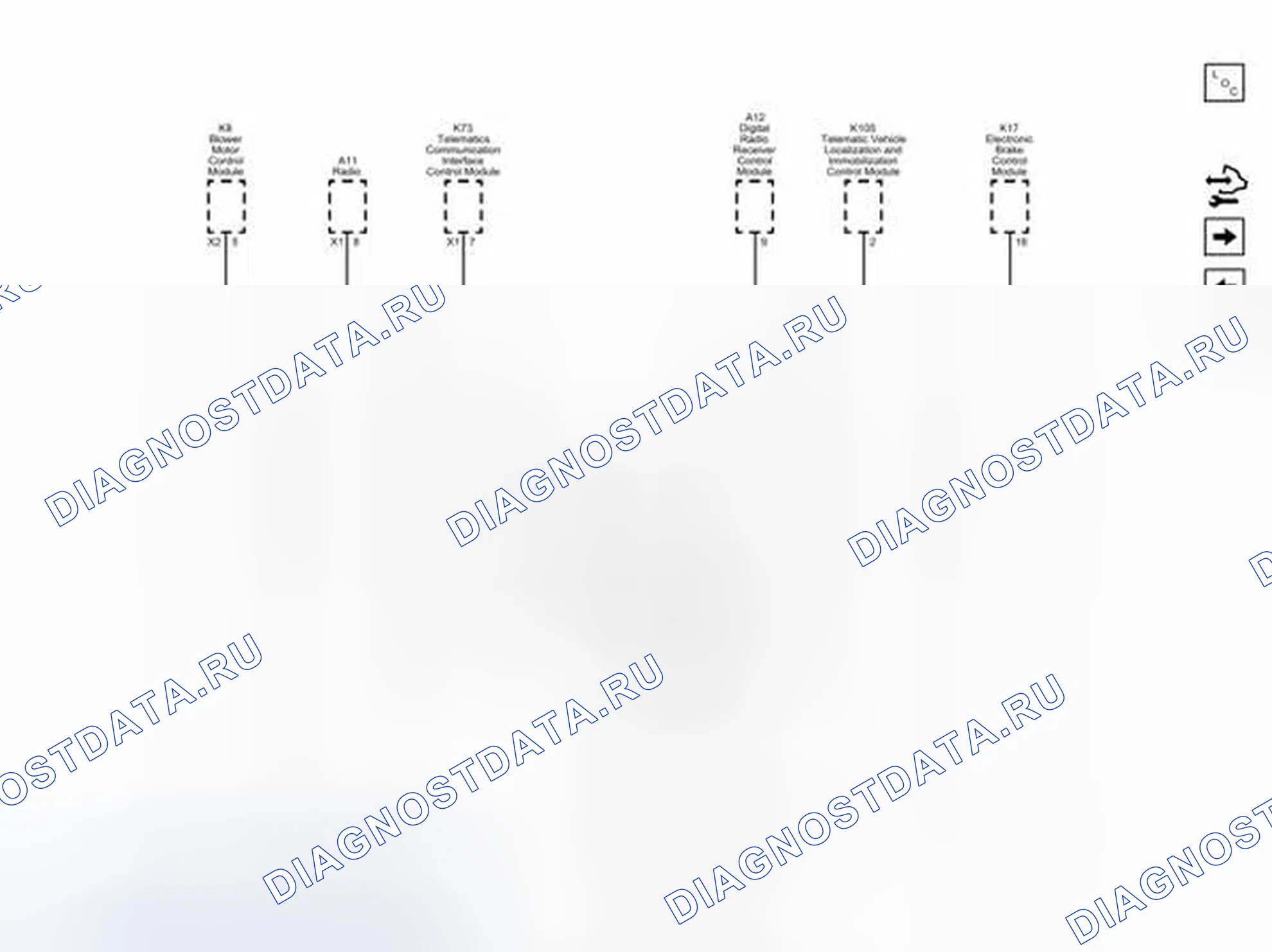 Рис. 67: G202, G203 и G204. Chevrolet Captiva I рестайлинг 2