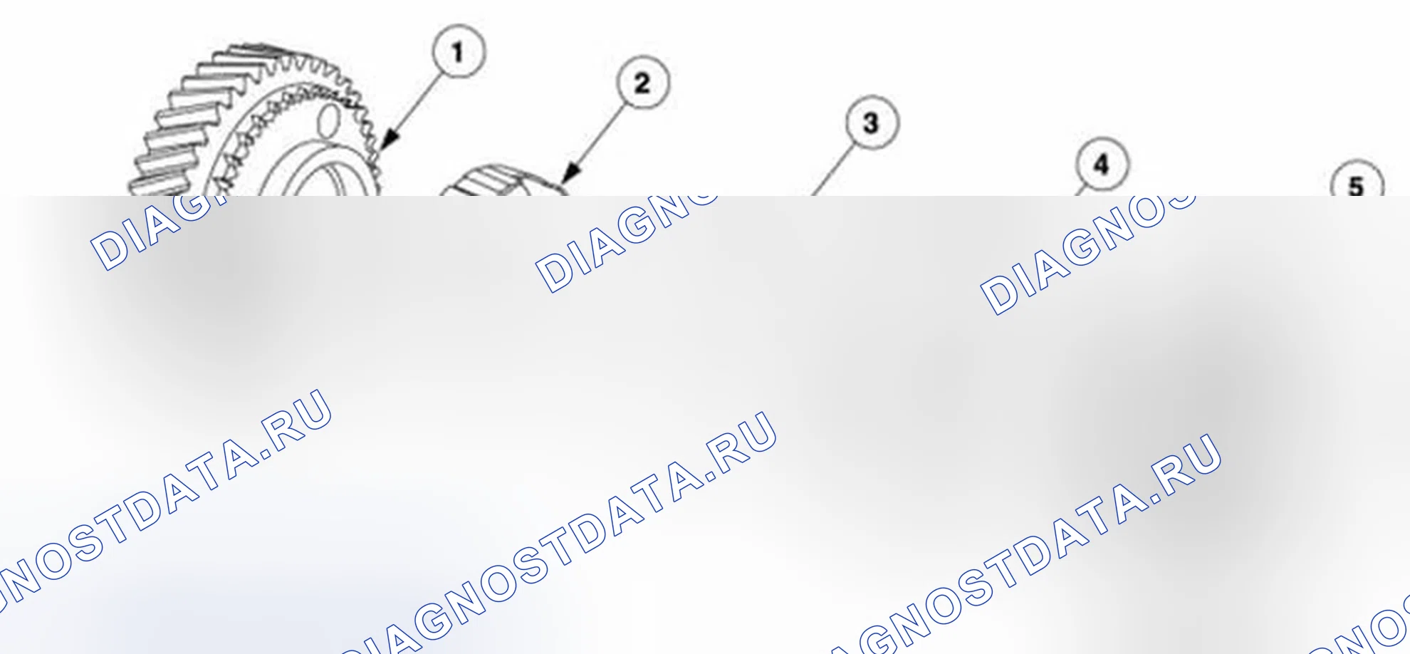 Рис. 6: Двойной синхронизатор. Ford Fiesta Mk6