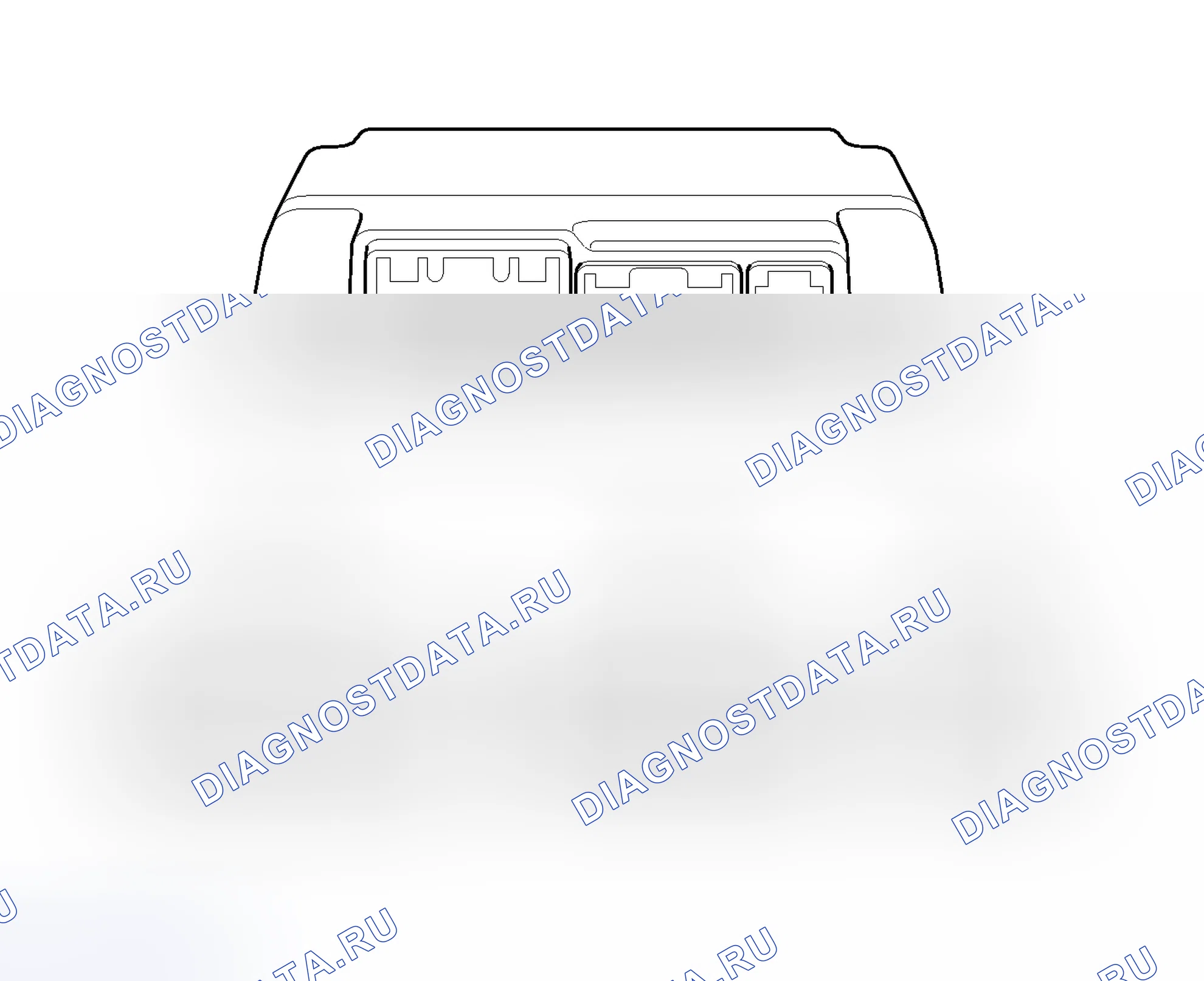 Рис. 106: КЛЕММЫ ЭБУ. Toyota Highlander II рестайлинг
