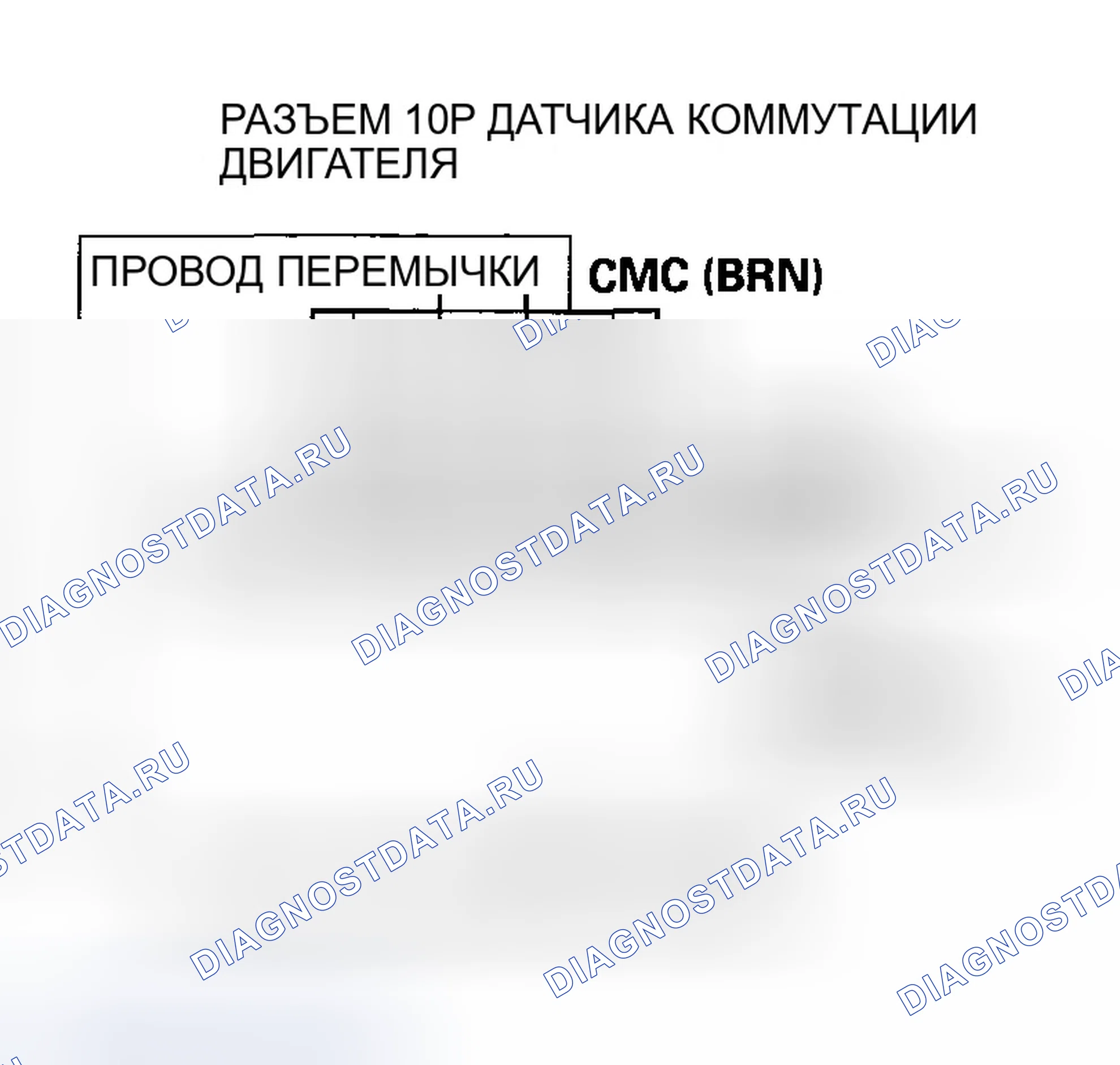 Рис. 457: расшифровка кода ошибки P1564 (54): Коммутационный датчик двигателя C Цепь высокого входного сигнала. Honda Insight ZE1