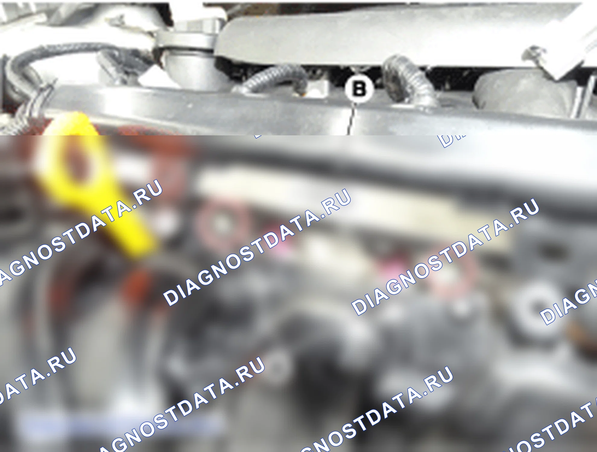Снятие нагнетательной трубы. Hyundai i20 GB