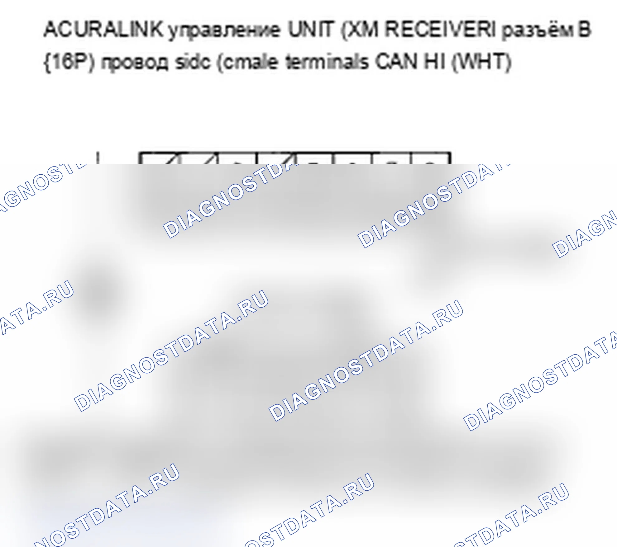 Рис. 41: B2205 расшифровка кода ошибки: ошибка линии связи F-CAN. Acura MDX II