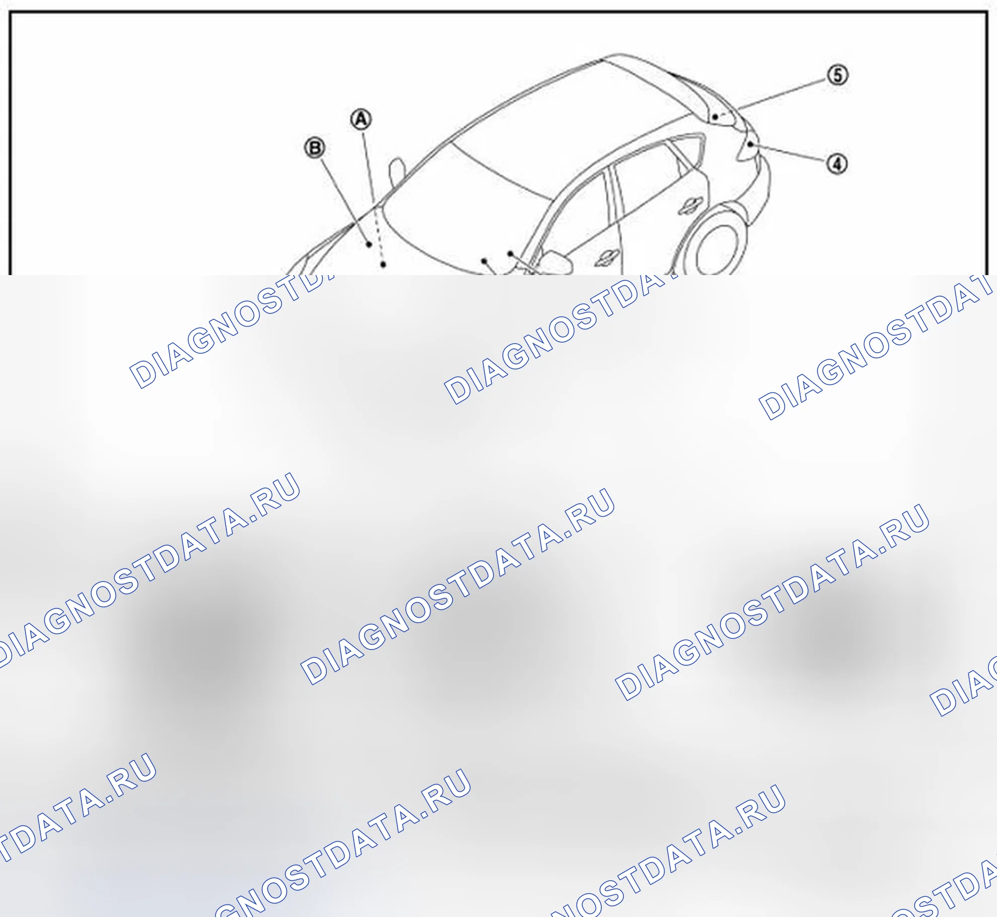 Рис. 153: Расположение компонентов. Infiniti QX50 I