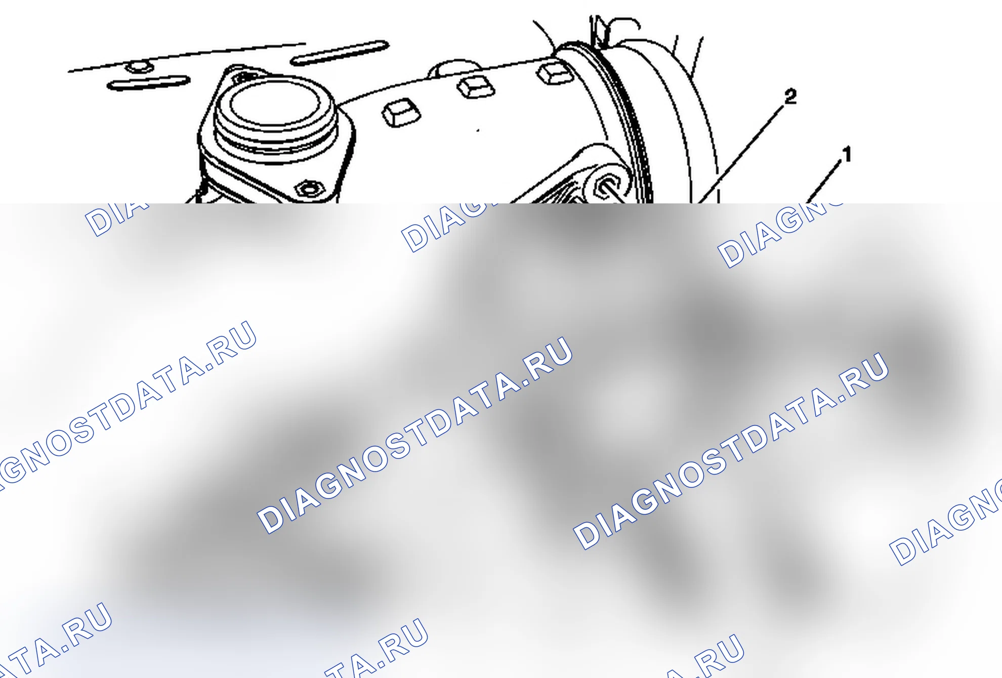 Рис. 58: Замена клапана регулятора разрежения картера. Chevrolet Express G1500 