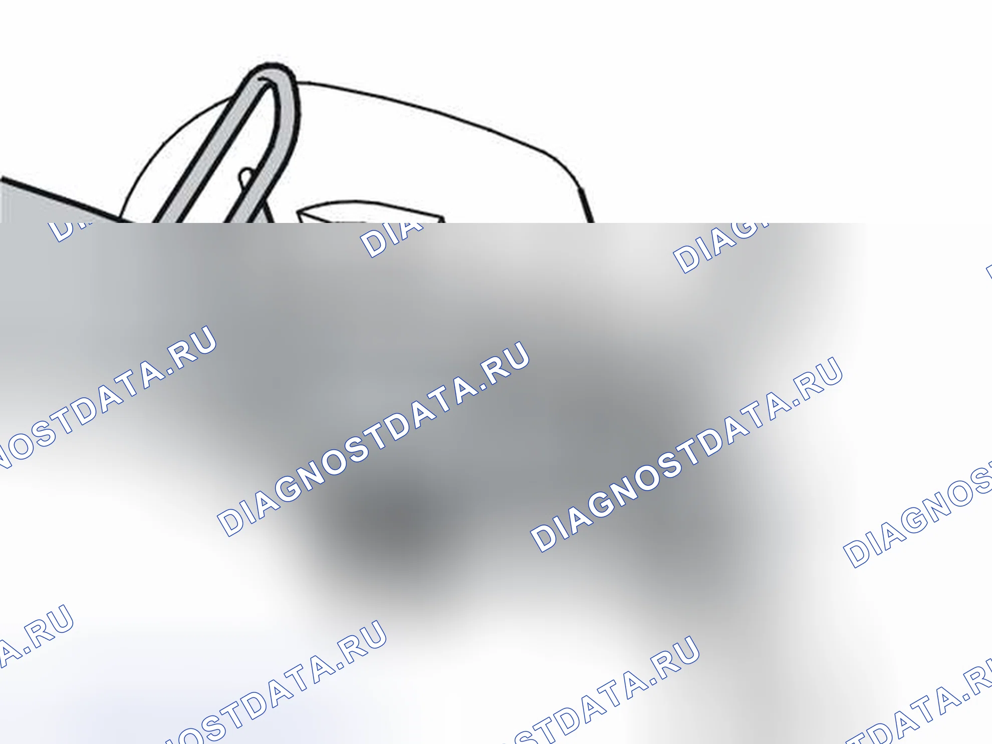 Рис. 73: Демонтаж форсунки. Volvo V70 II