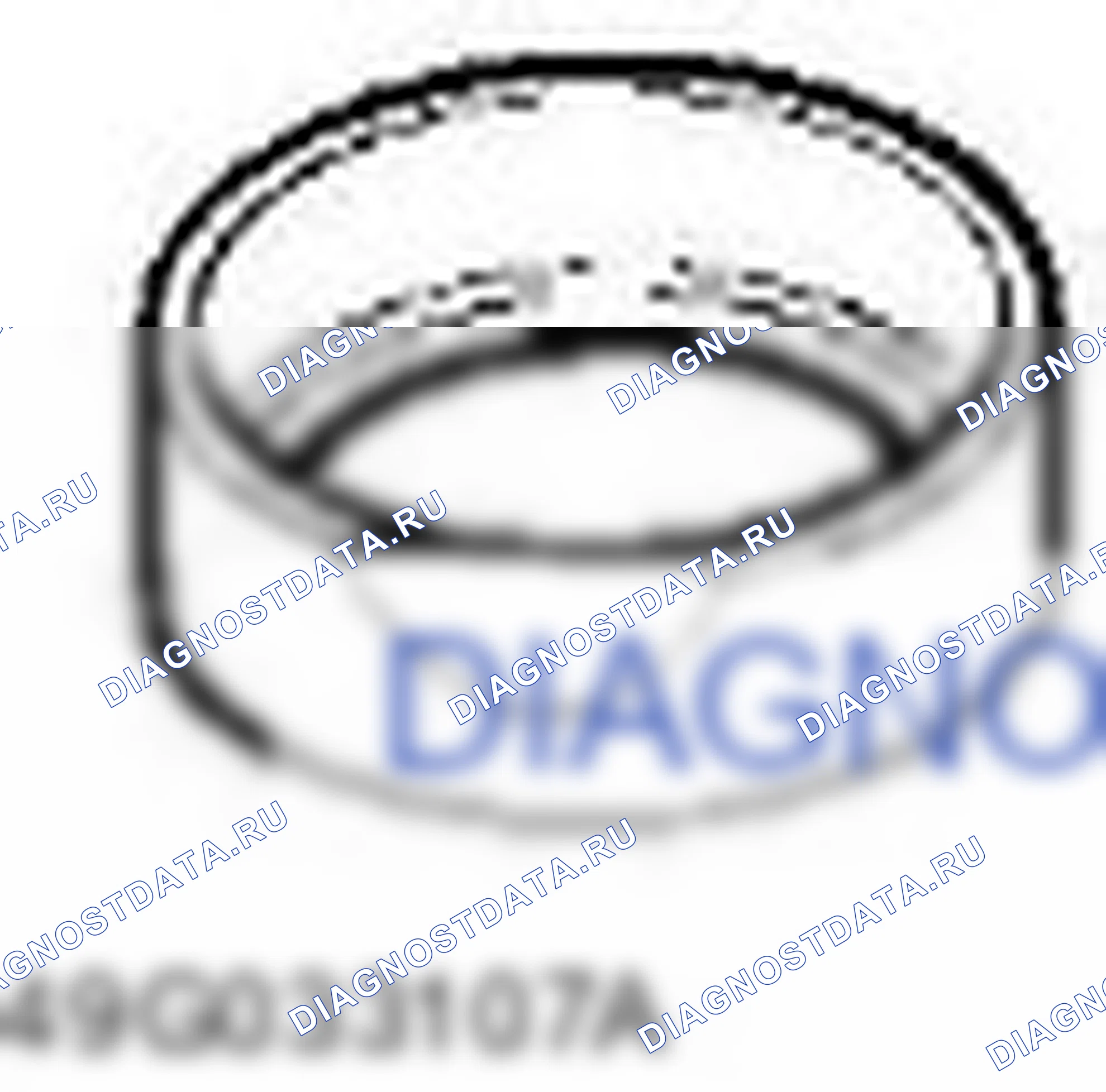 49 G033 107A — Направляющий стержень. Ford Ranger II