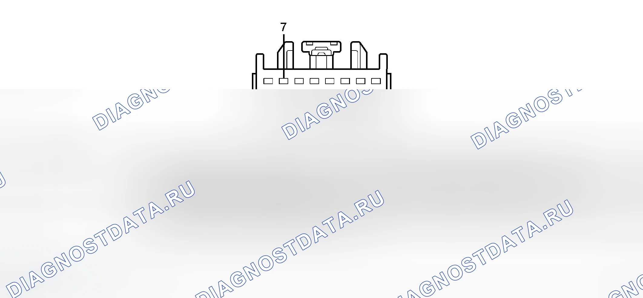 Рис. 110: Модуль безопасности автомобиля C3008b. Ford Pickup F350 Super Duty 