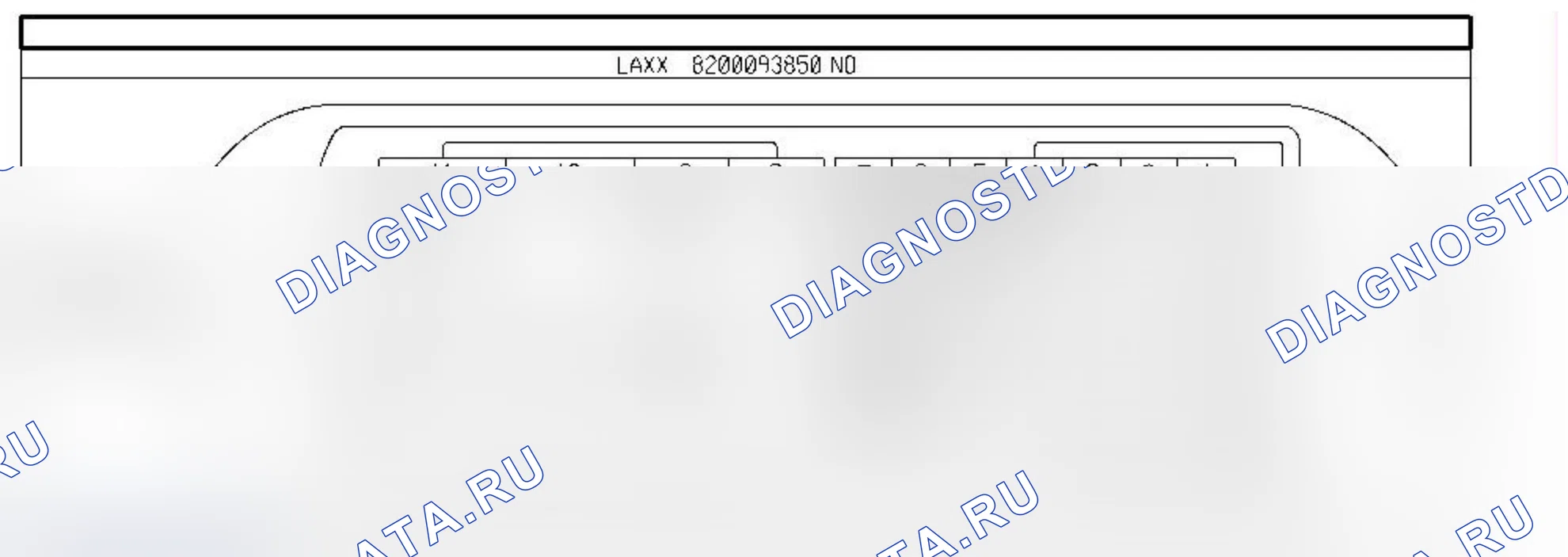 Распиновка разъёма R4 — Раз. элпров. приб. пан./пасс. двери. Renault Kangoo II