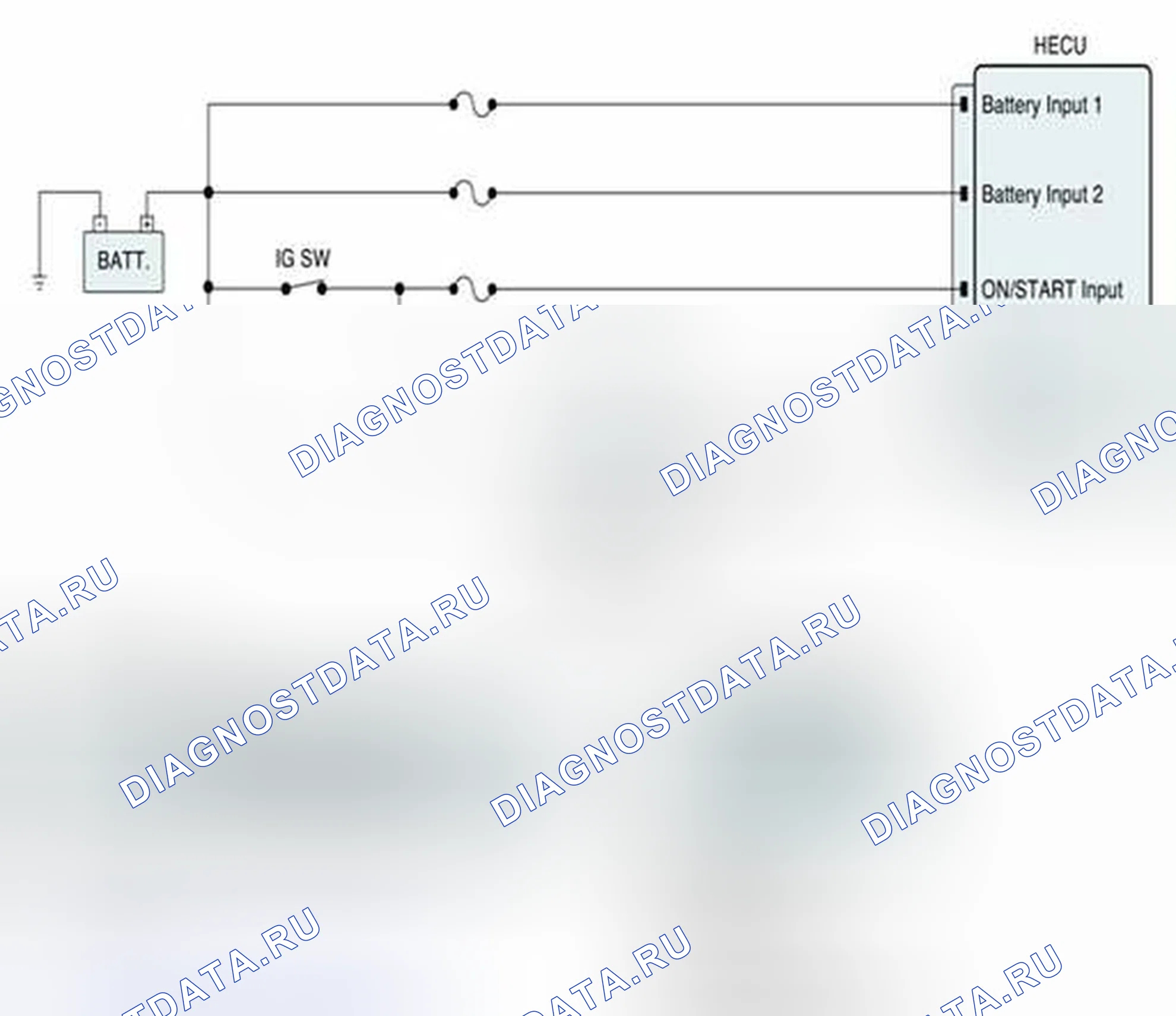 Рис. 142: Схема диагностической цепи. Geely SC7 I