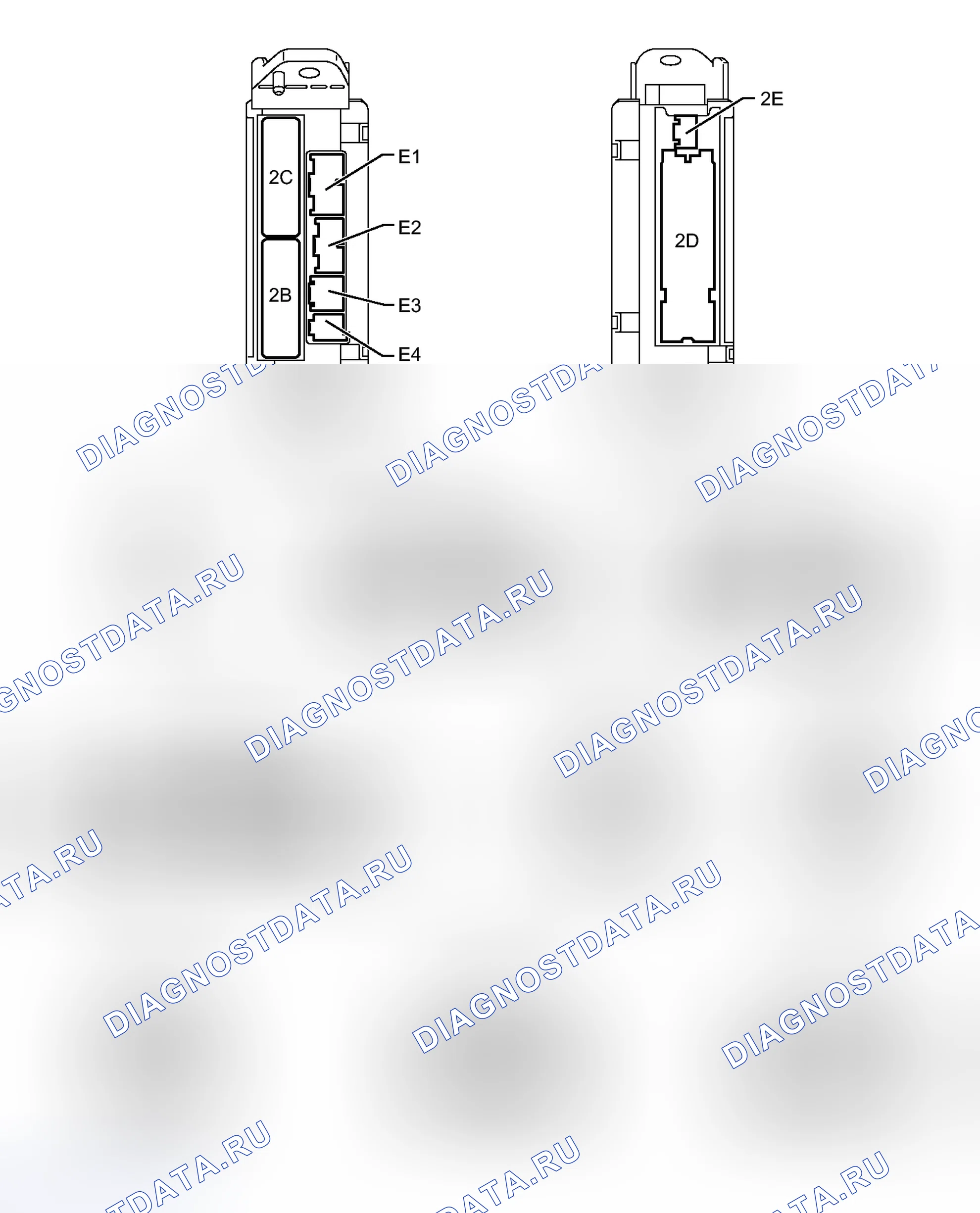 Рис. 31: КЛЕММЫ ЭБУ. Haval Xiaolong I