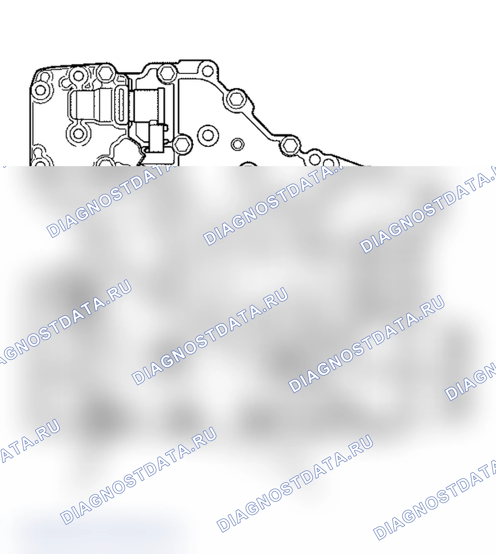 Рис. 946: Разборка корпуса регулирующего клапана. Chevrolet Silverado 1500 
