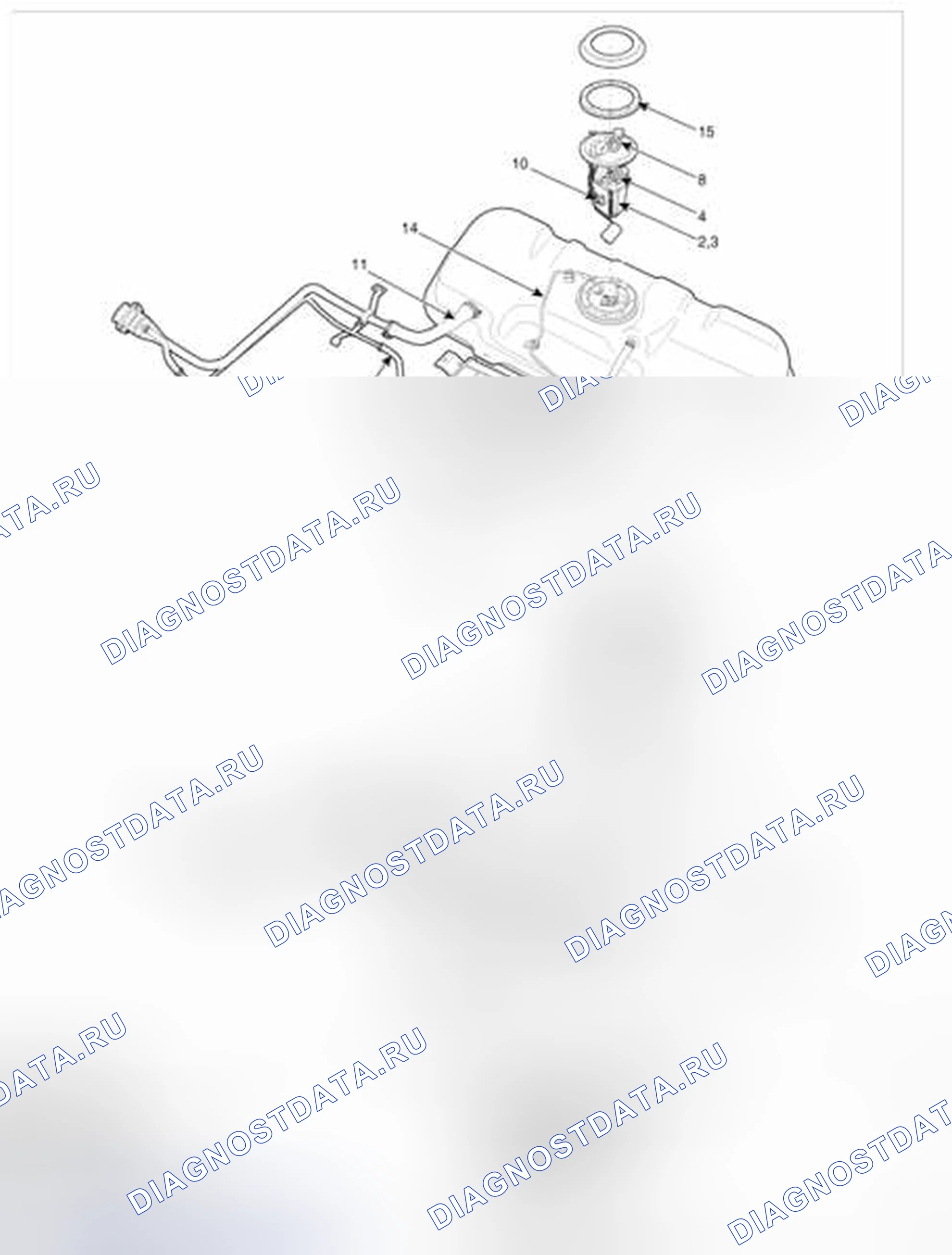 Рис. 21: Расположение компонентов. Kia Forte I