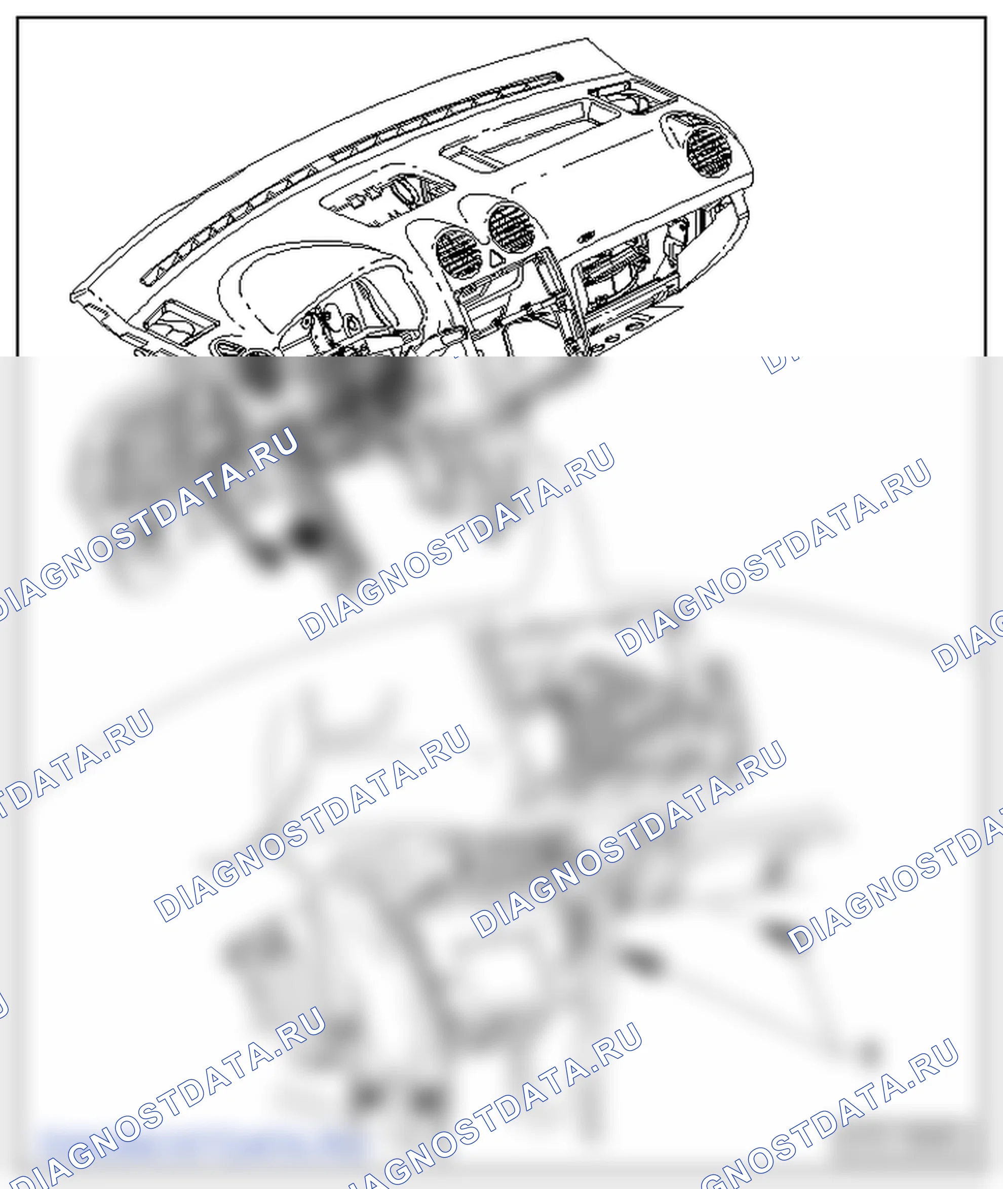 Передняя панель. Volkswagen Caddy Iii