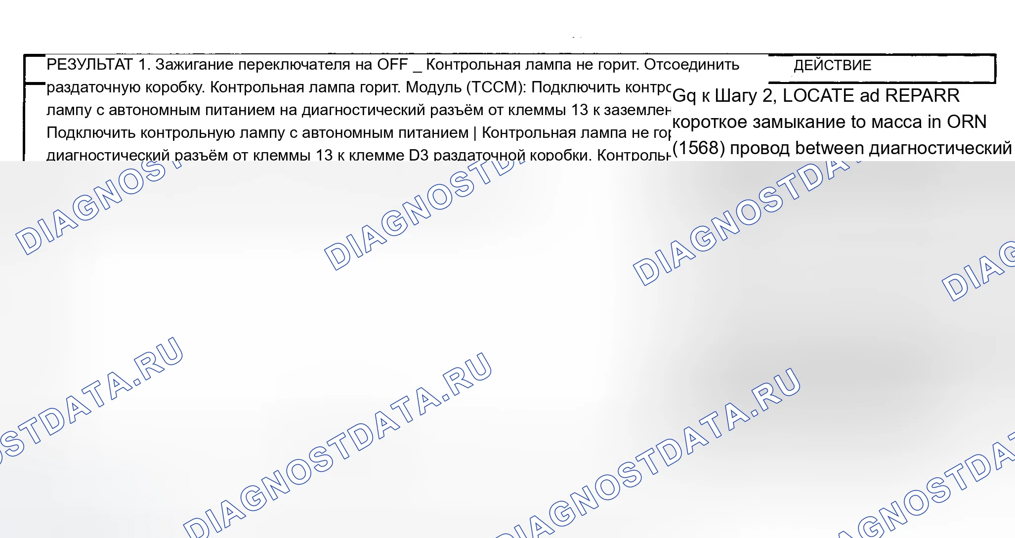 Рис. 4: ДИАГНОСТИКА ЛИНИИ ПЕРЕДАЧИ ДАННЫХ TCCM. Chevrolet Tahoe I