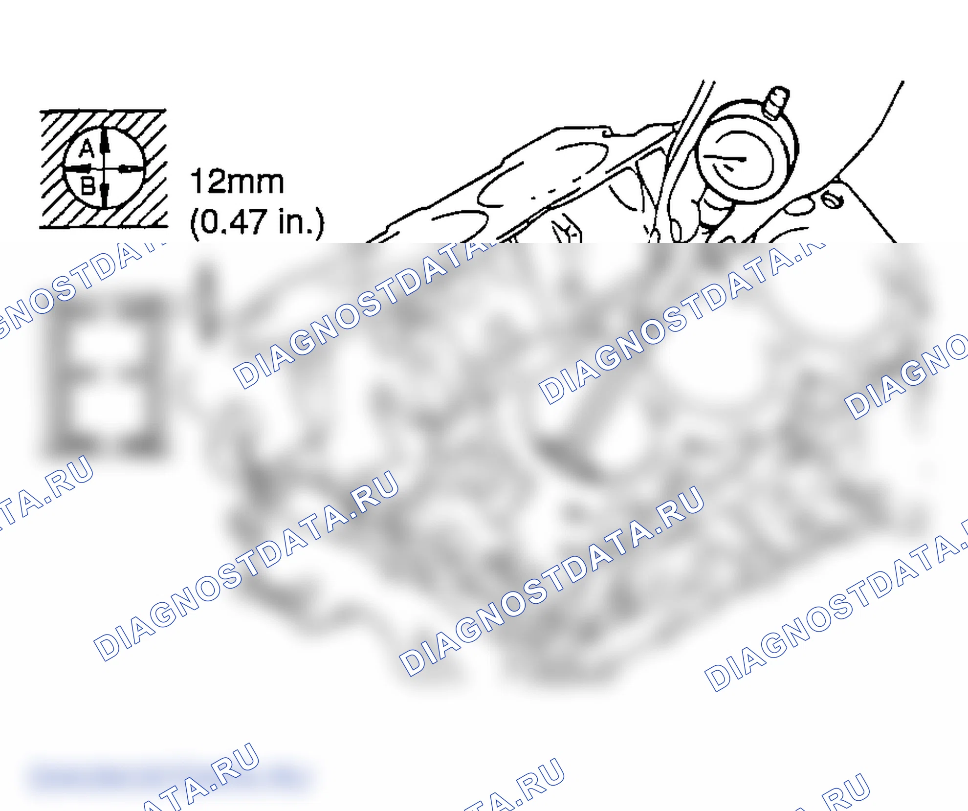 Рис. 257: БЛОК ЦИЛИНДРОВ. Hyundai Sonata V