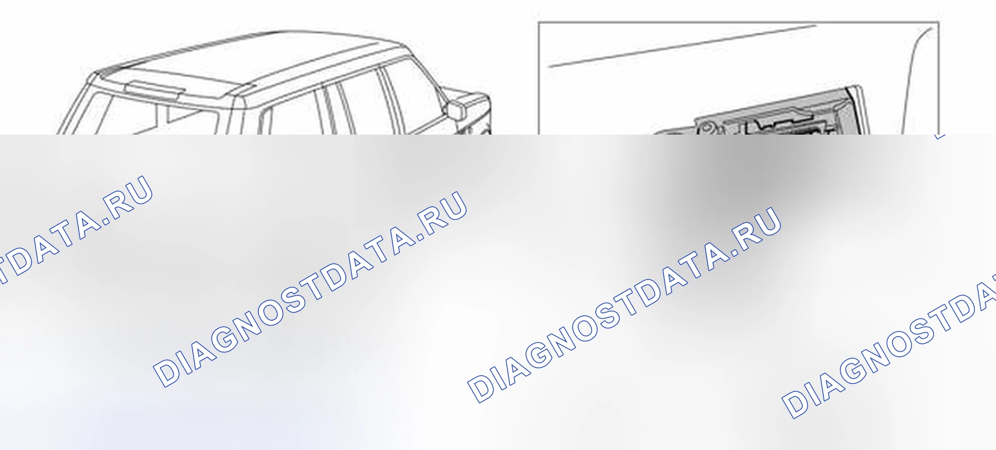 Рис. 1: ДИАГНОСТИЧЕСКОЕ ГНЕЗДО. Land Rover Range Rover L322