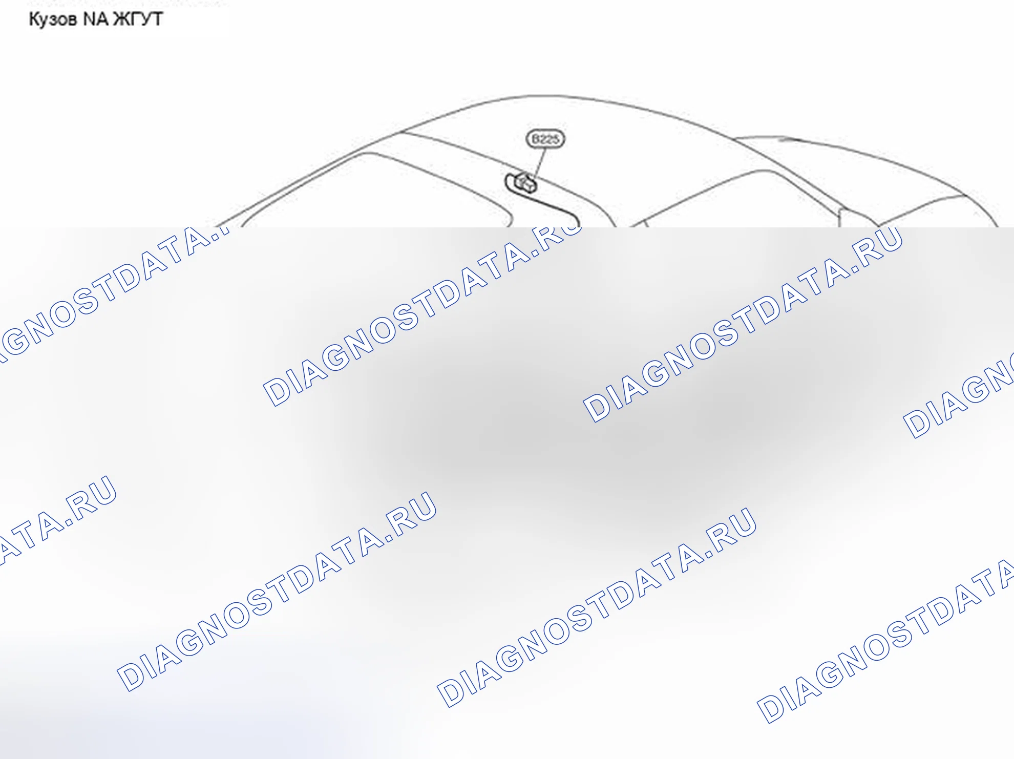 Рис. 84: Жгут тела № 2. Honda MDX I