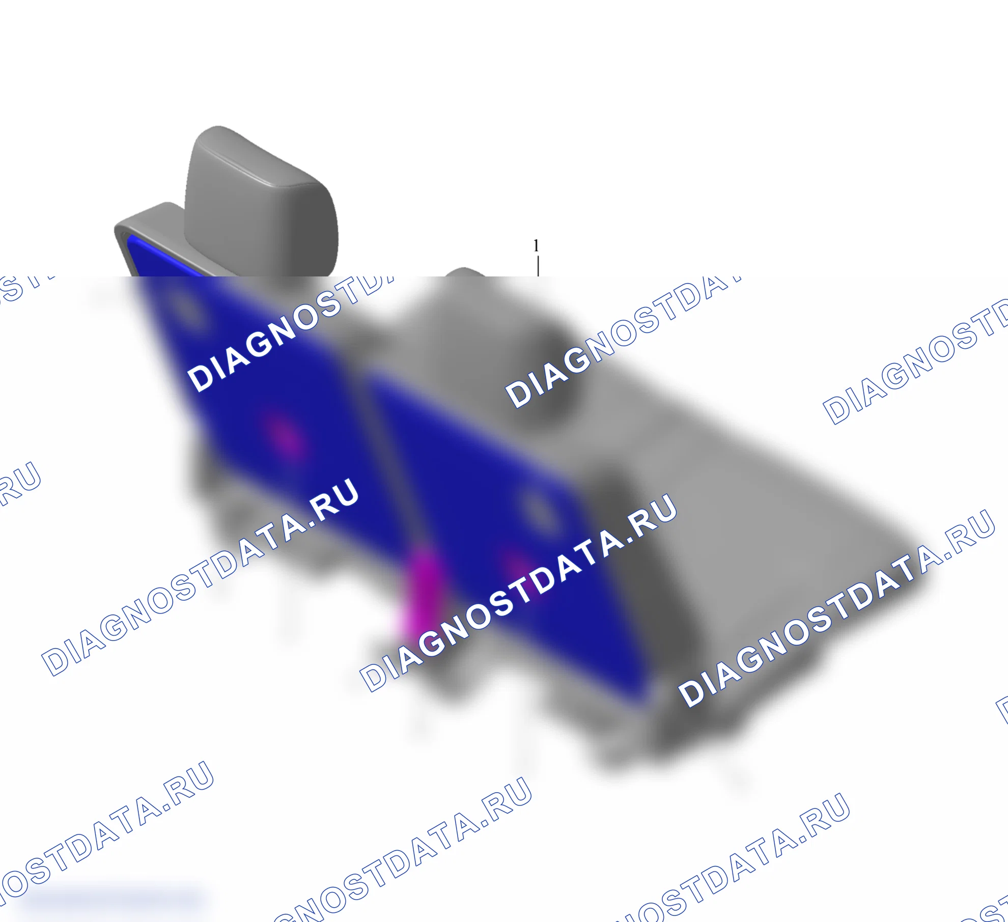 Схема расположения три ряда сидений В сбора — Wey V9X. Wey V9X I