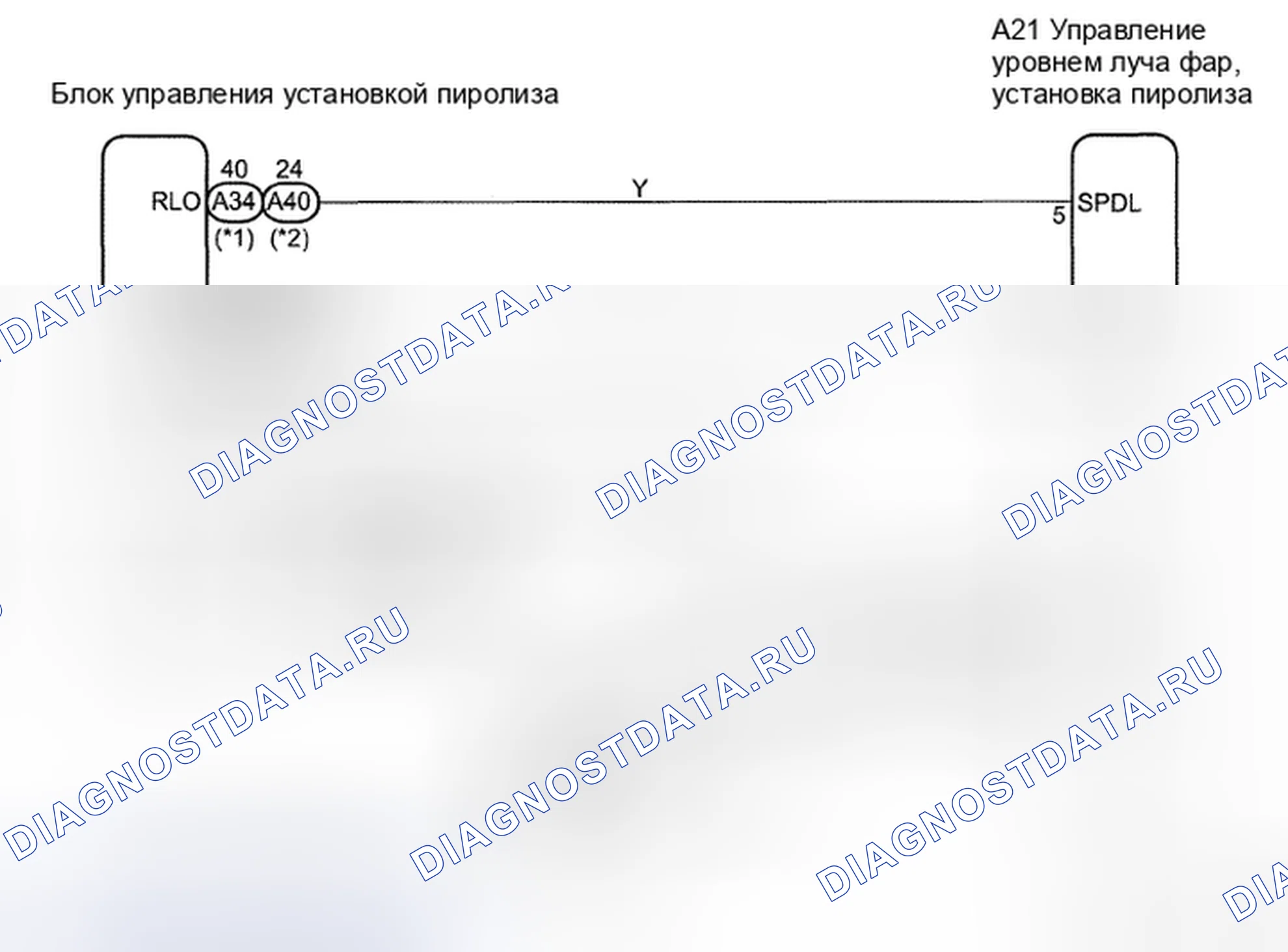 Рис. 57: электросхема. Toyota Avalon XX30 рестайлинг