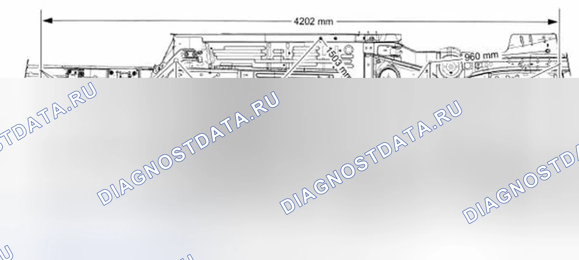 Рис. 23: Определение размеров нижней части тела. Ford Mustang V