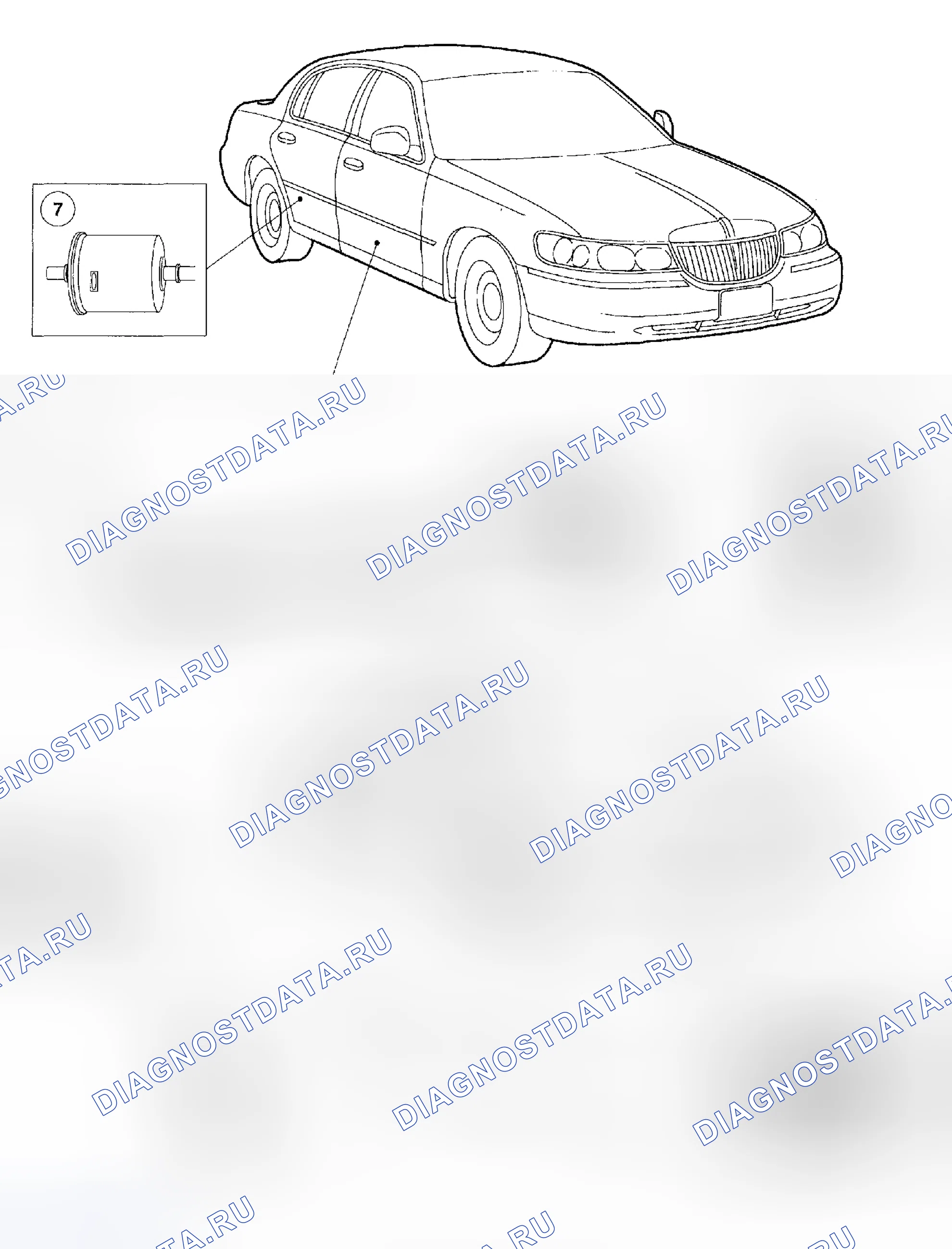 Рис. 1: Расположение компонентов. Mazda Flair II