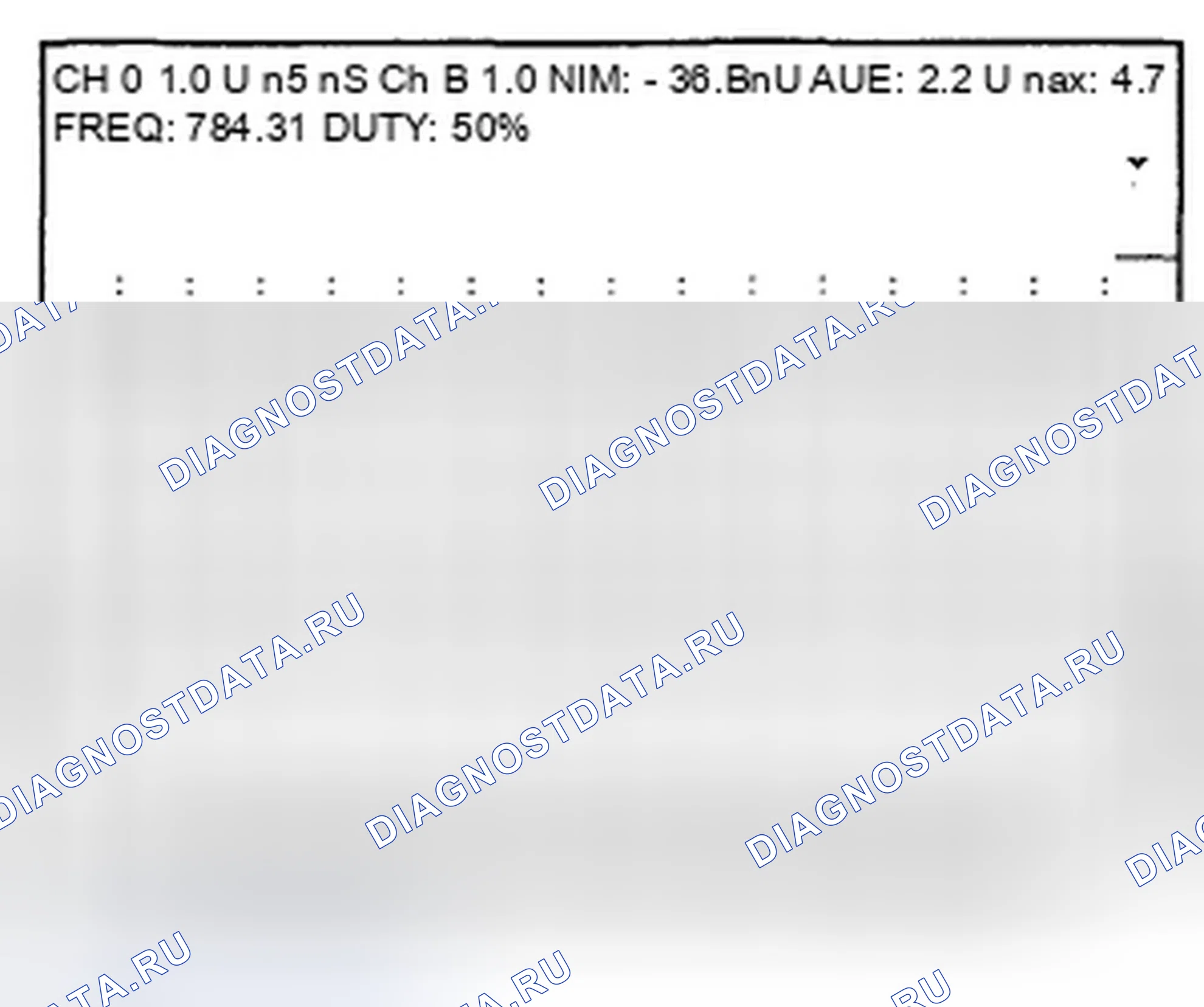 Рис. 4: ФОРМА СИГНАЛА. Hyundai Azera I