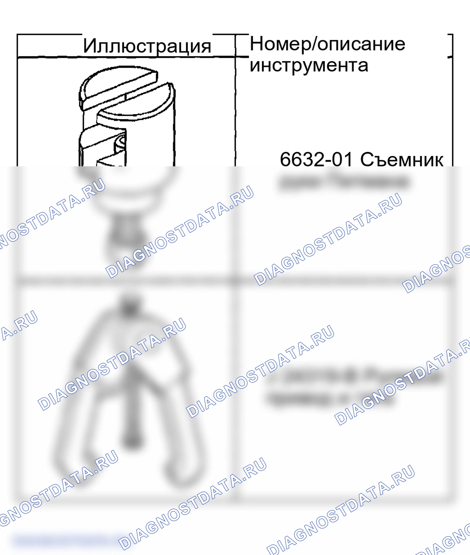 Рис. 1: Специальные инструменты и оборудование. GMC Savana Camper Special G3500 