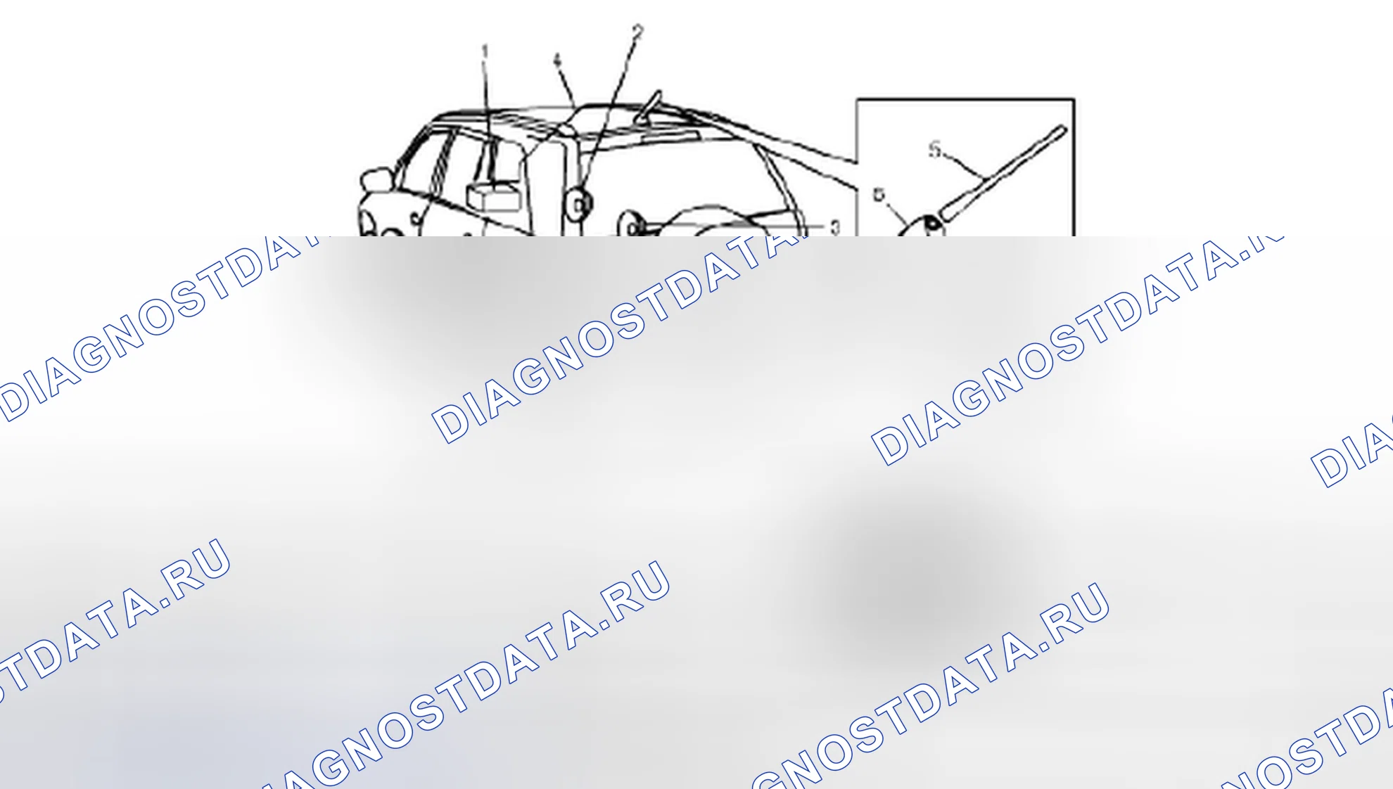 Рис. 4: РАСПОЛОЖЕНИЕ КОМПОНЕНТОВ АУДИОСИСТЕМЫ. Suzuki Grand Vitara II