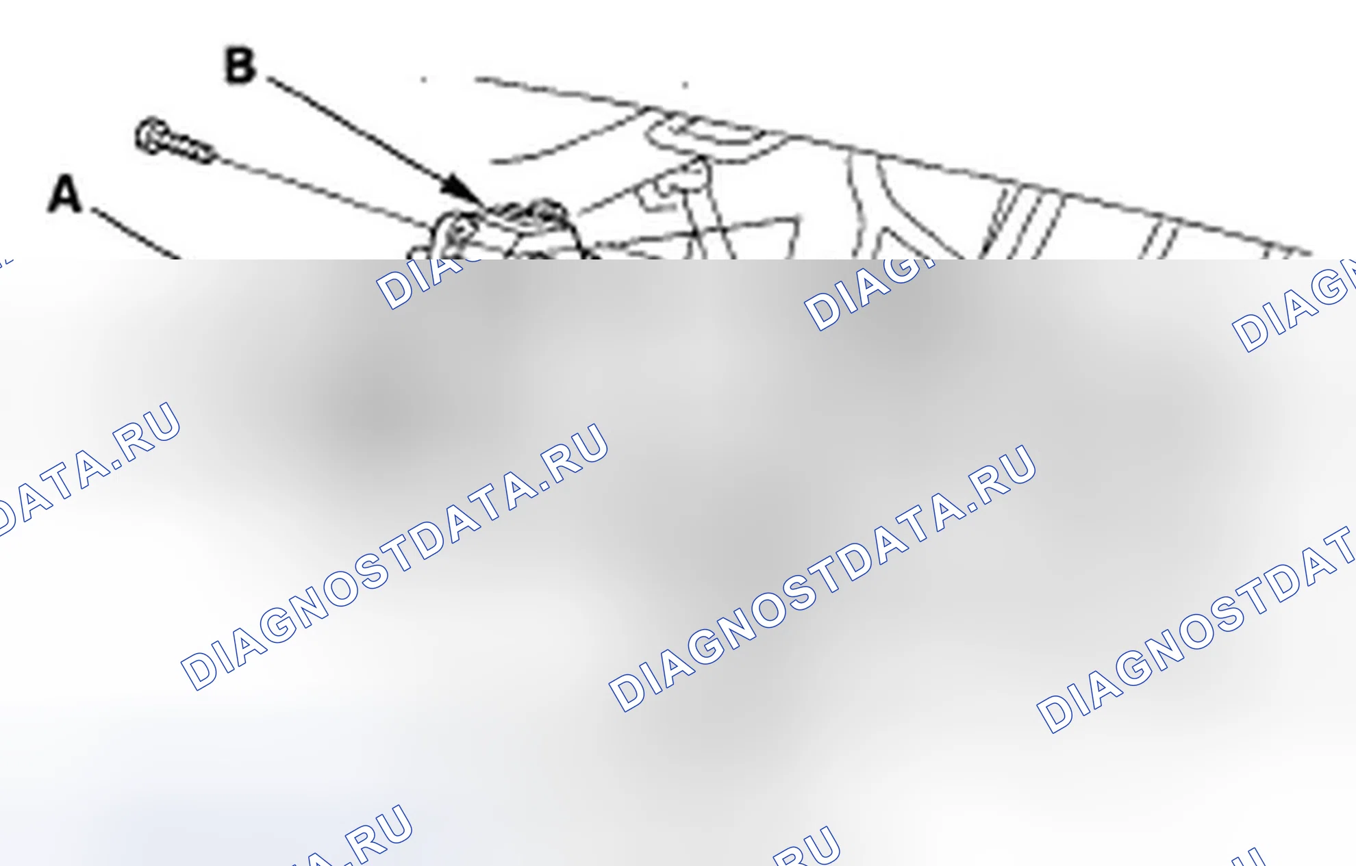 Рис. 51: Замена электродвигателя управления рециркуляцией. Honda Odyssey IV