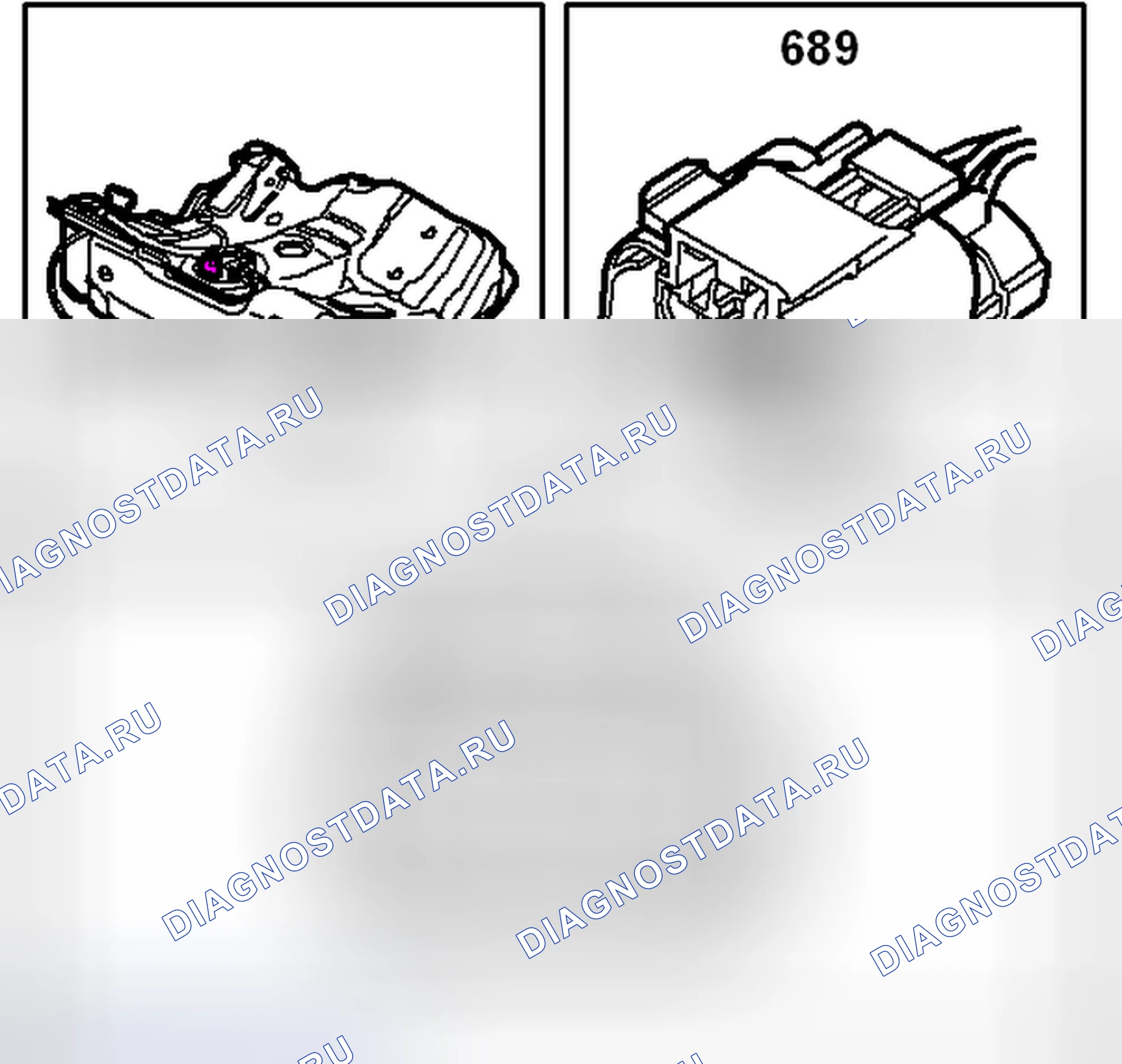 Рис. 80: Модуль топливного насоса (689). Kia Optima II
